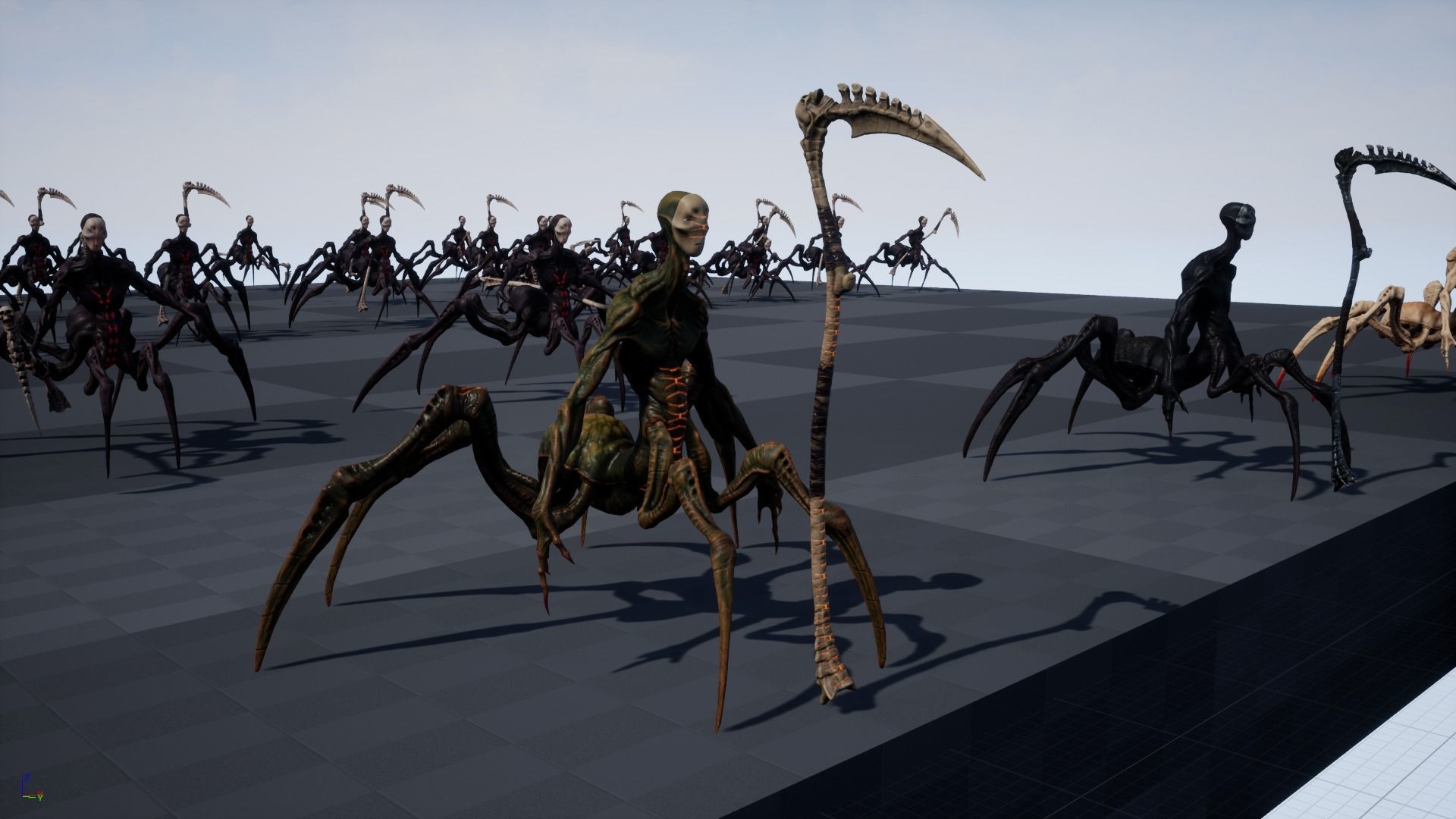 character Tired Reaper Low-poly 3D model_26