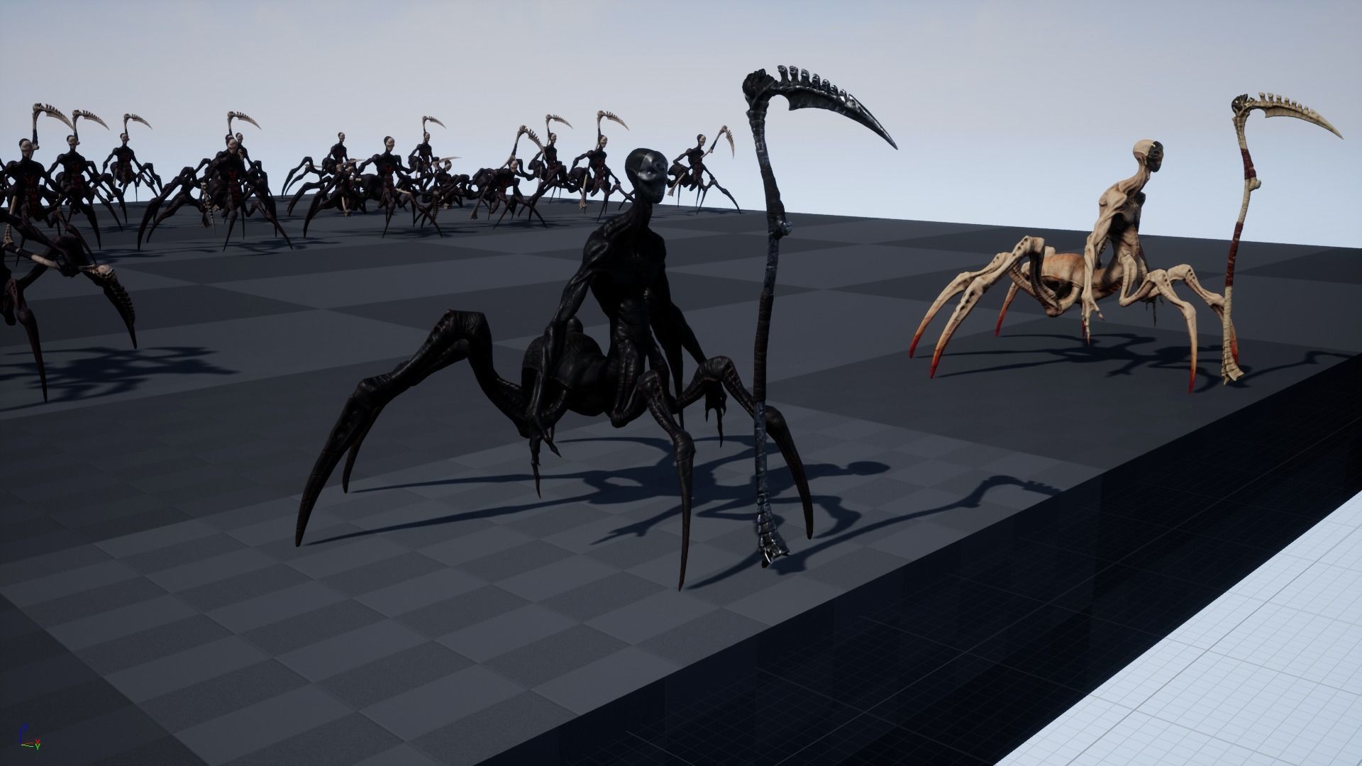 character Tired Reaper Low-poly 3D model_23