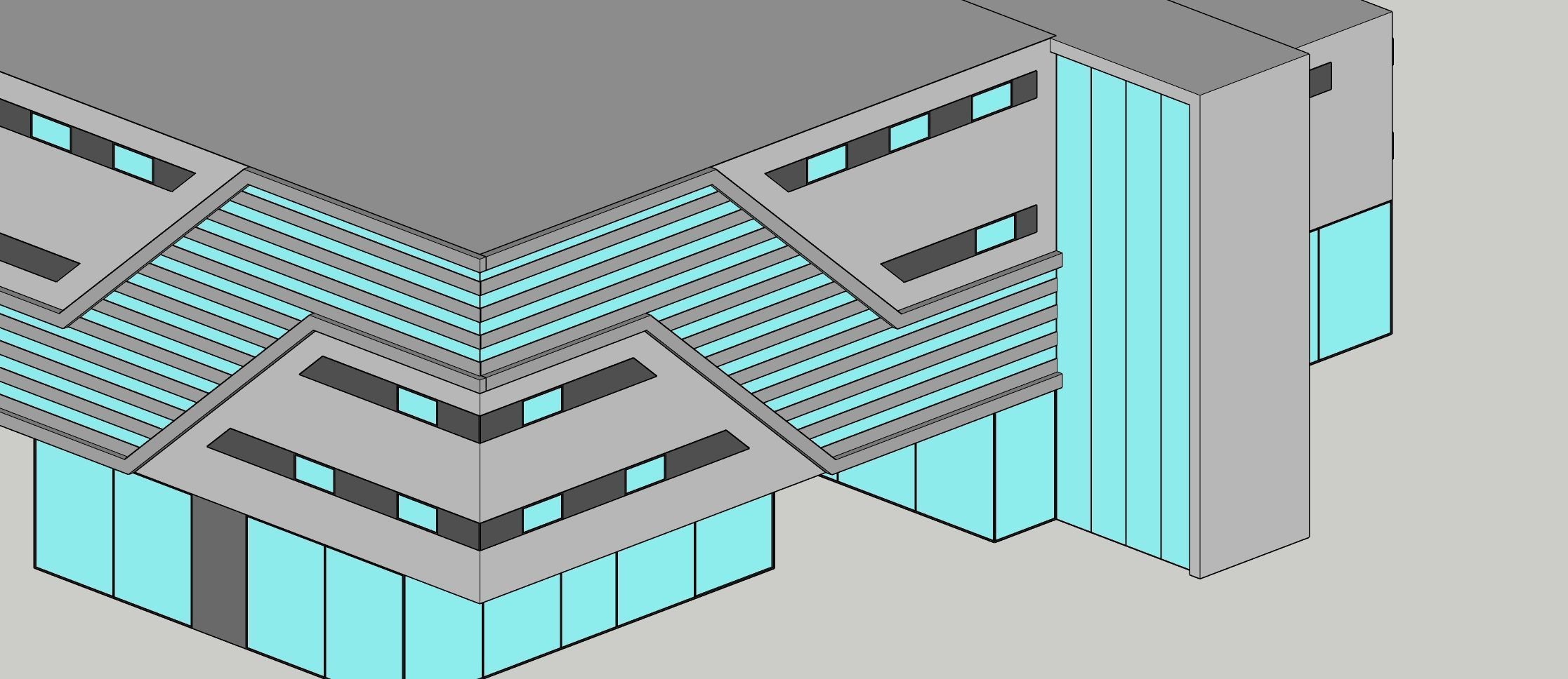 Low Poly Apartments - ED Model 7 Low-poly 3D model_9