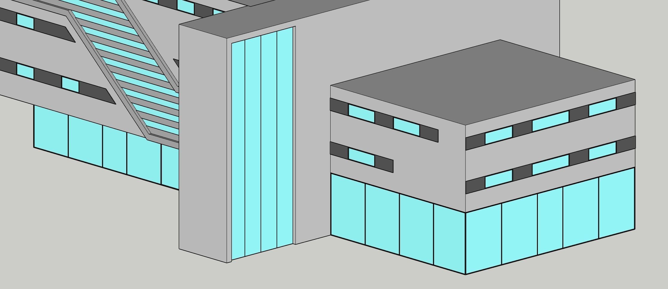 Low Poly Apartments - ED Model 7 Low-poly 3D model_12