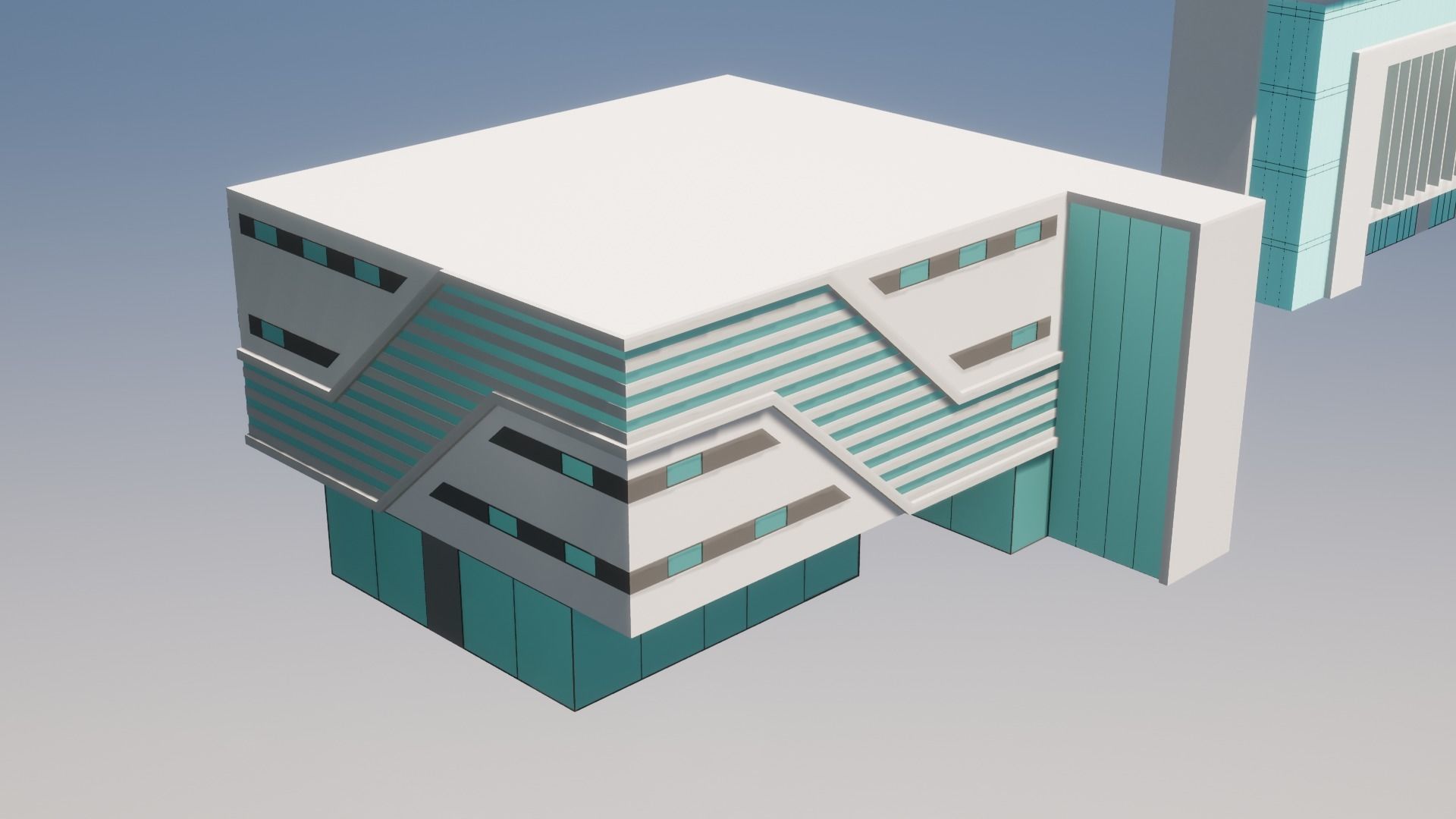 Low Poly Apartments - ED Model 7 Low-poly 3D model_29