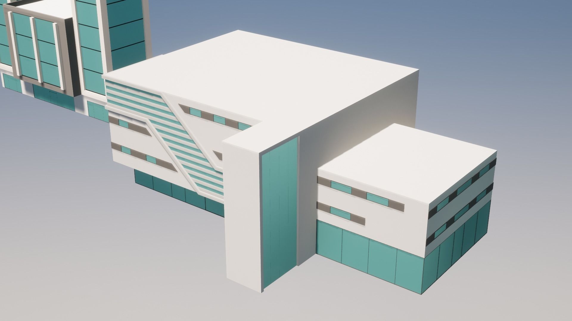 Low Poly Apartments - ED Model 7 Low-poly 3D model_28