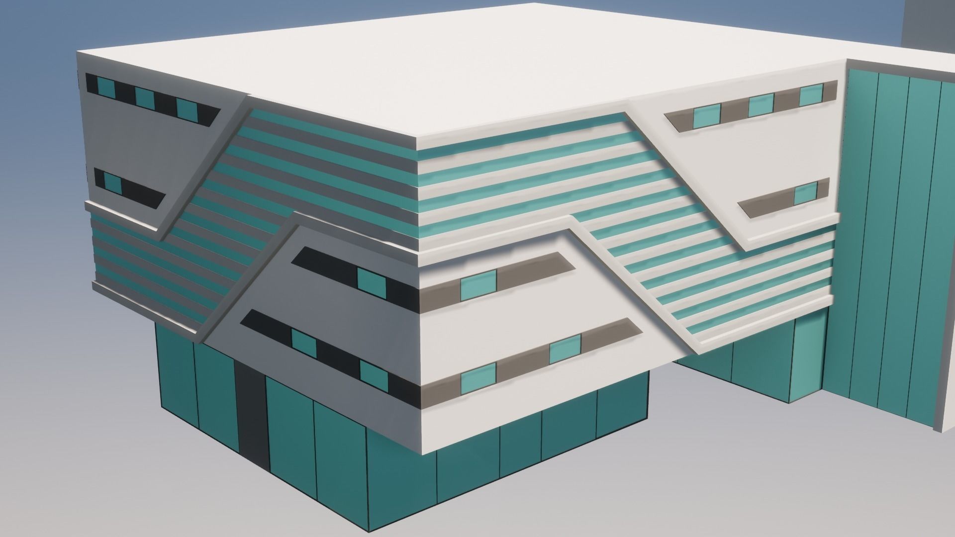 Low Poly Apartments - ED Model 7 Low-poly 3D model_32