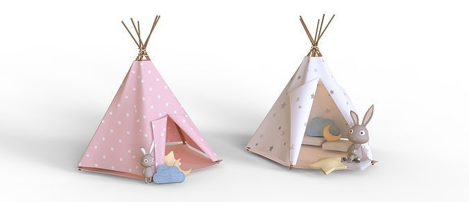 Kids Tent Wigwam  3D model