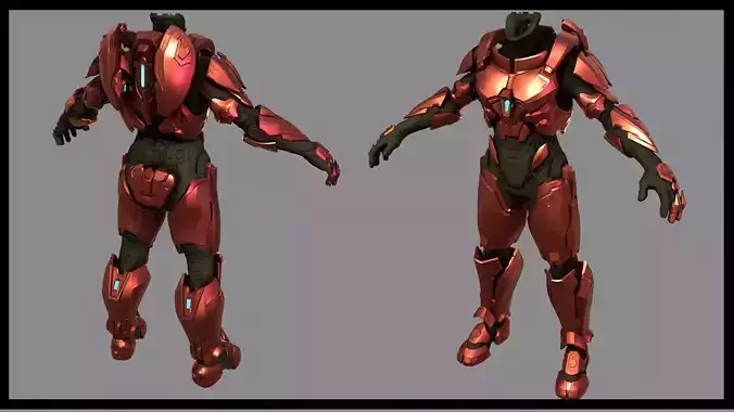 Halo 5 Guardians Hellcat Armor  3D print model