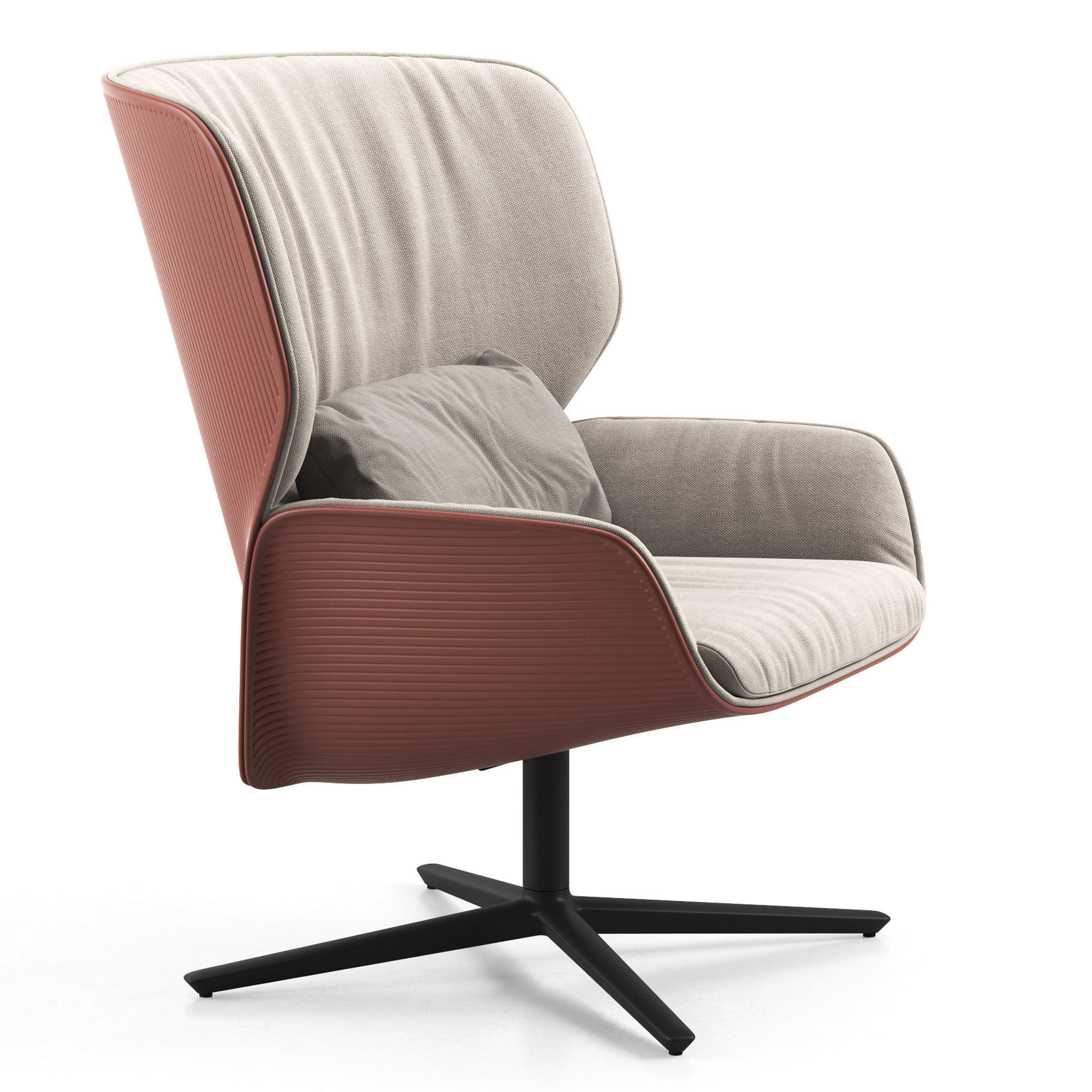 Andreu world Nuez lounge bio 2742 3D model_5