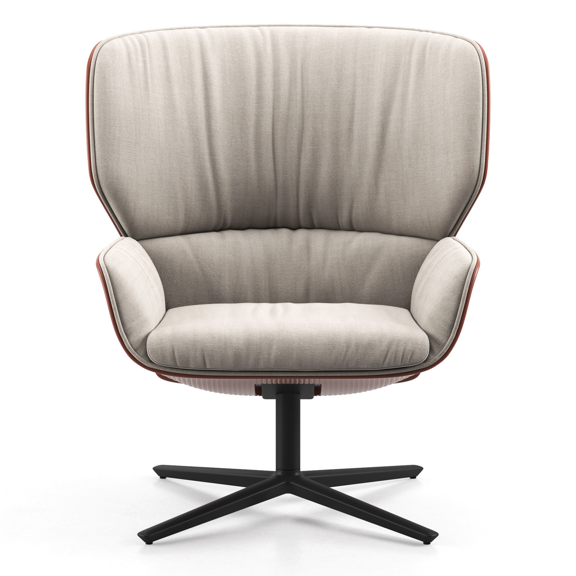 Andreu world Nuez lounge bio 2742 3D model_8