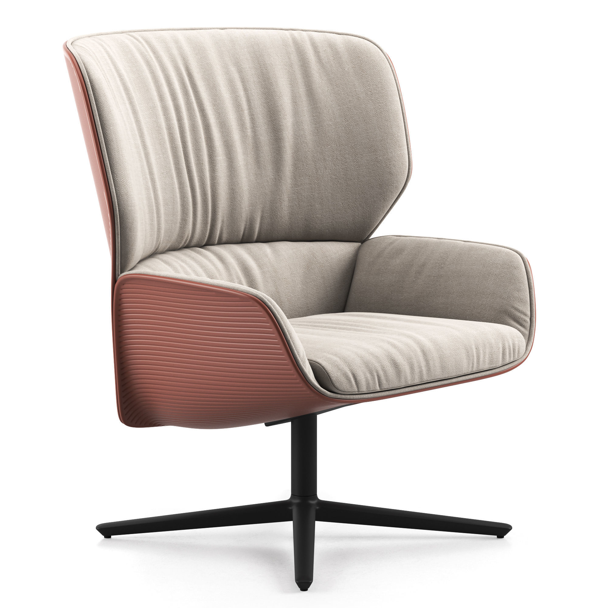 Andreu world Nuez lounge bio 2742 3D model_2