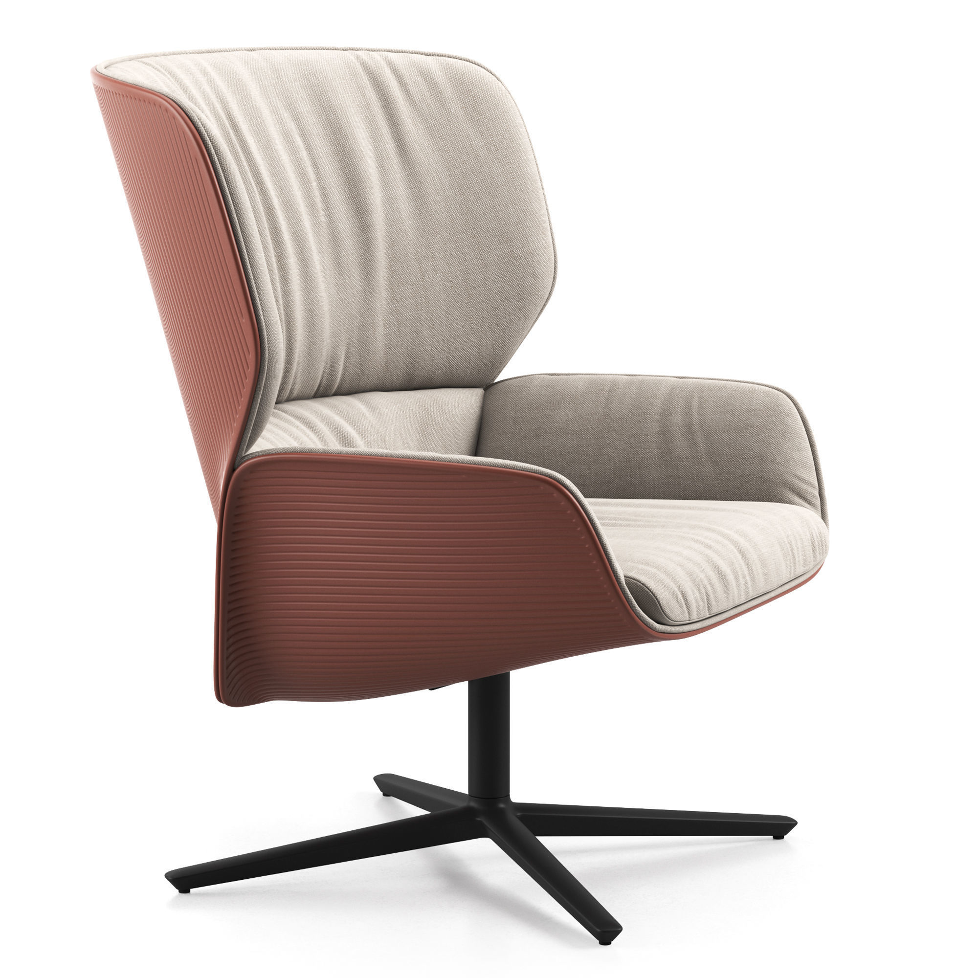 Andreu world Nuez lounge bio 2742 3D model_7