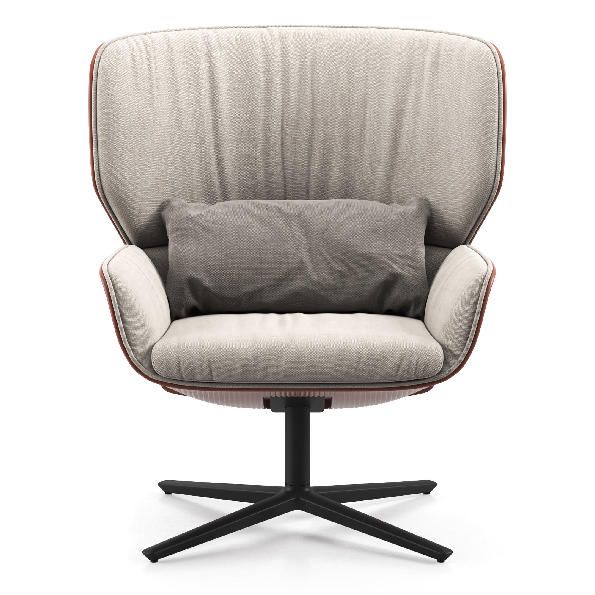 Andreu world Nuez lounge bio 2742 3D model_9