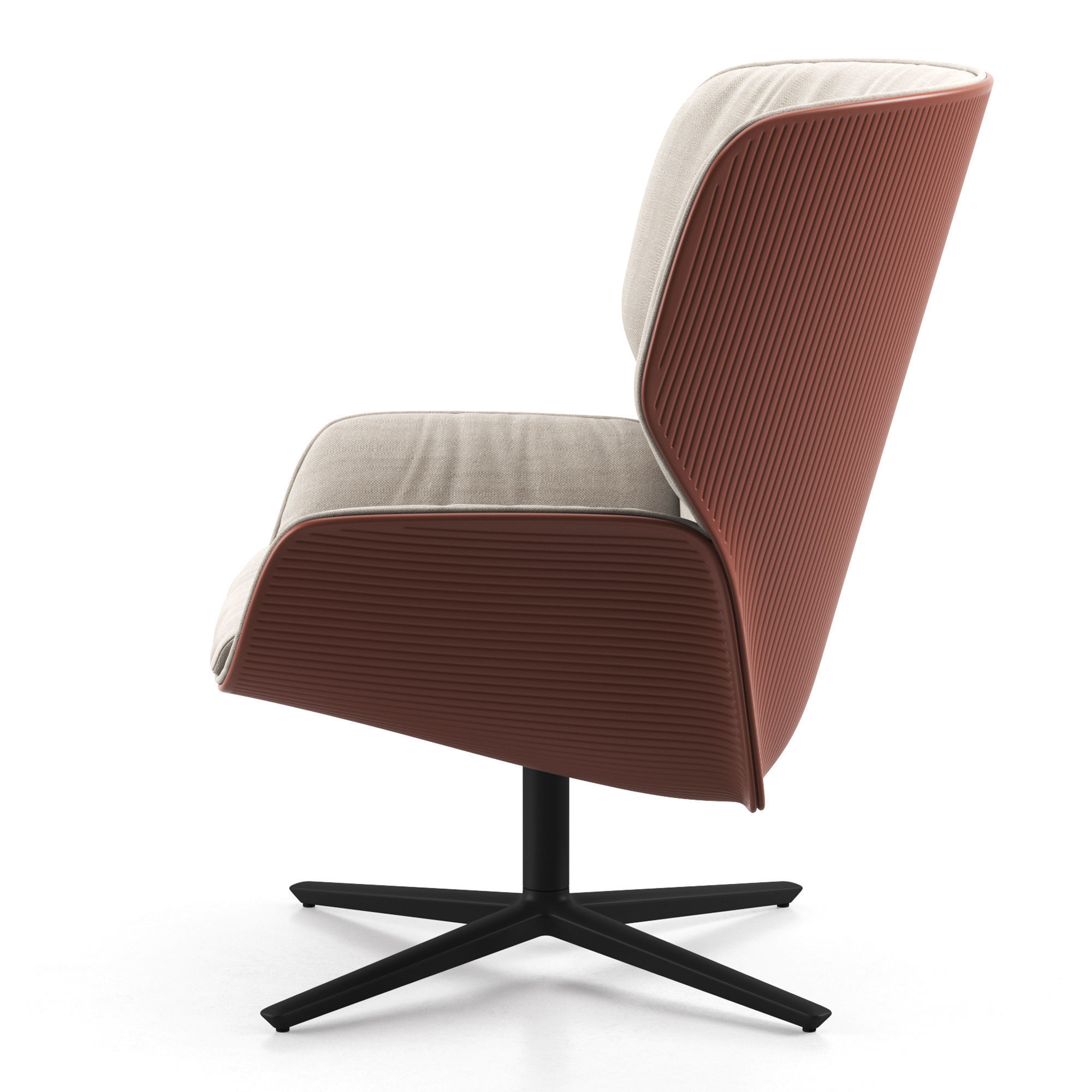 Andreu world Nuez lounge bio 2742 3D model_4