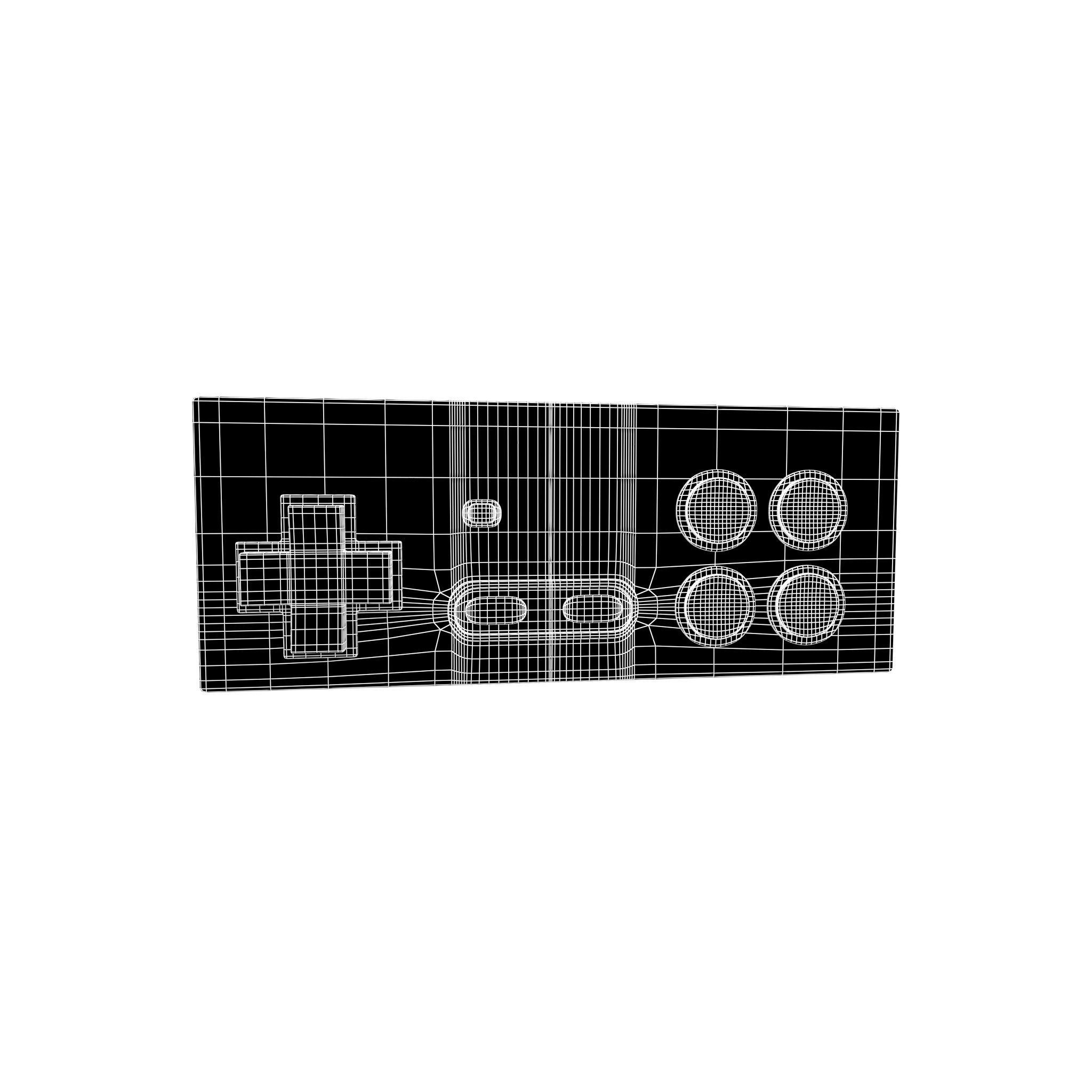 Cartoon Game Controller v1 005 Low-poly 3D model_7