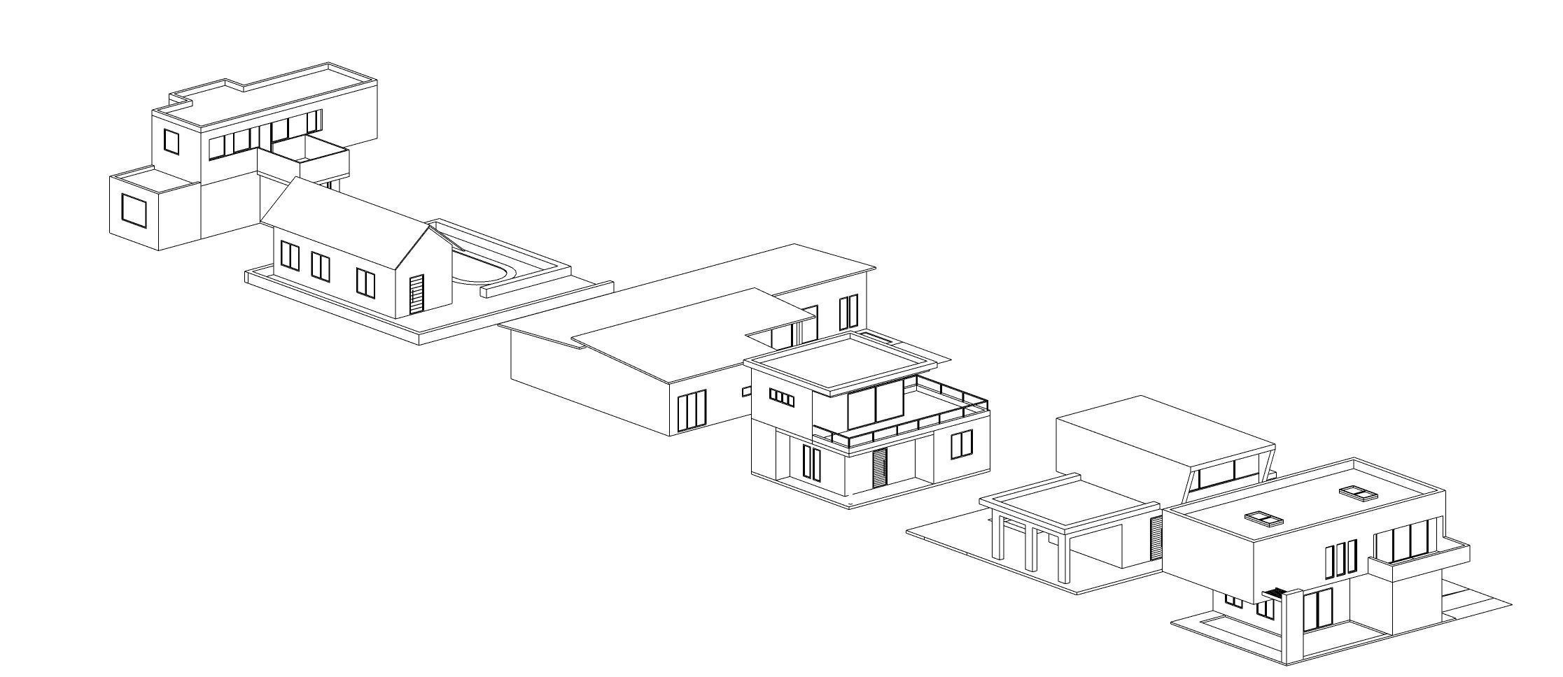 Low Poly Building Set - 15 Building 3D Model Collection_30