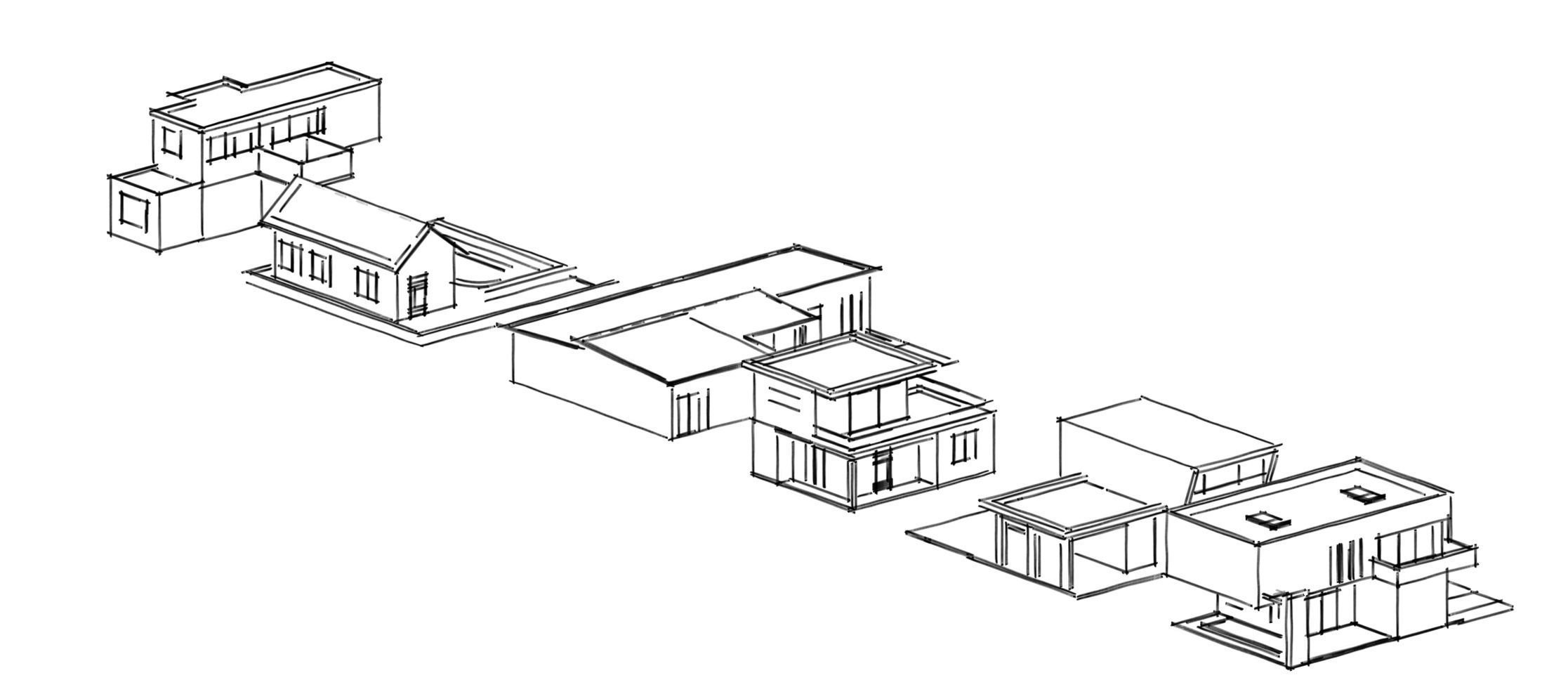 Low Poly Building Set - 15 Building 3D Model Collection_69