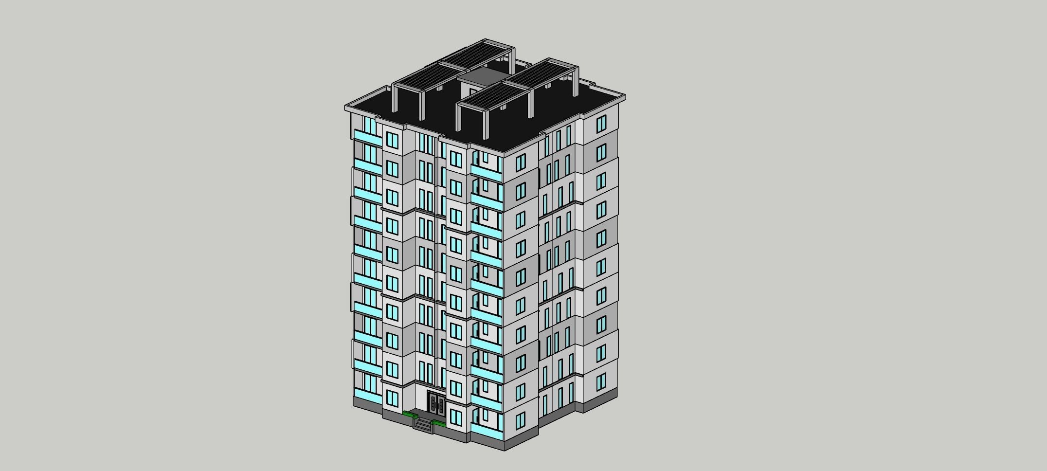 Low Poly Building Set - 15 Building 3D Model Collection_66