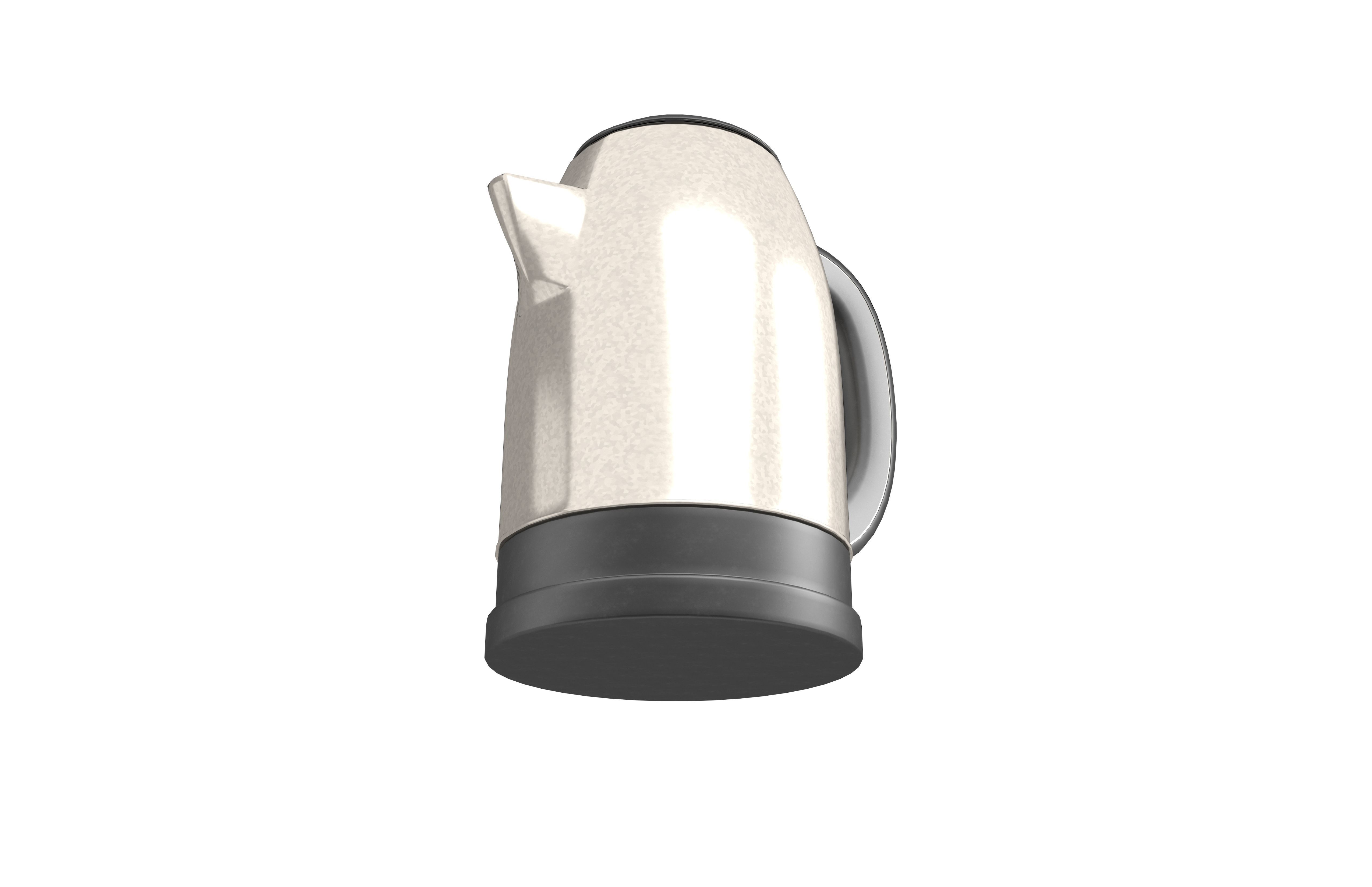 Cartoon Electric Kettle v1 001 Low-poly 3D model_3