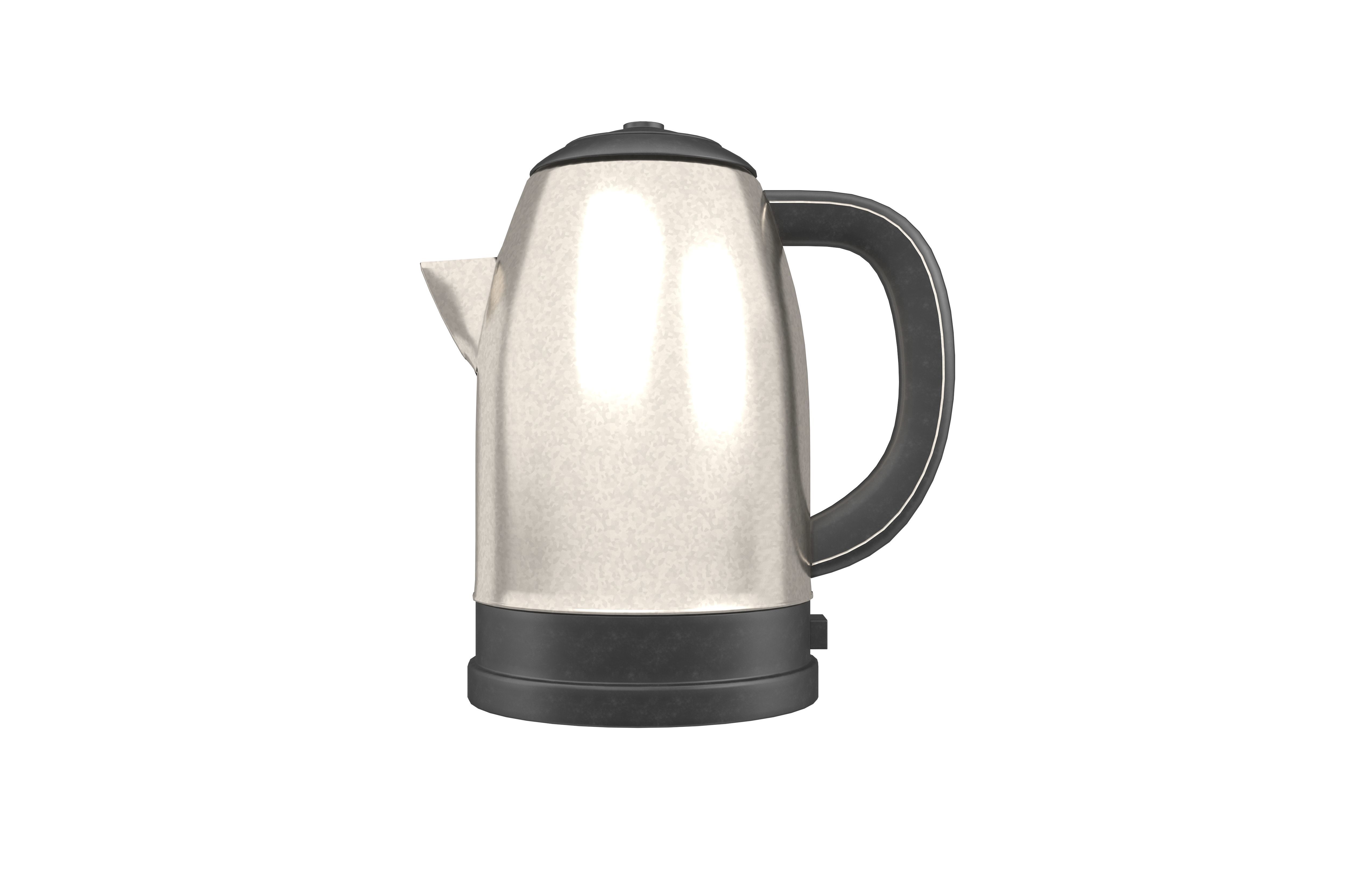 Cartoon Electric Kettle v1 001 Low-poly 3D model_1