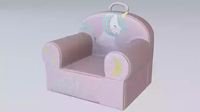 Large Unicorn Nod Chair Cover