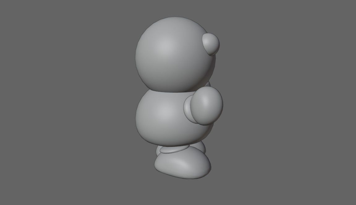 Little Boxer - Miniature 3D print model_10