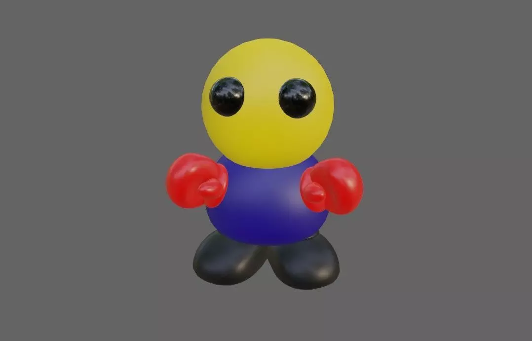 Little Boxer - Miniature 3D print model_0
