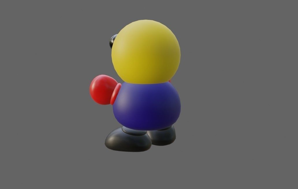 Little Boxer - Miniature 3D print model_3