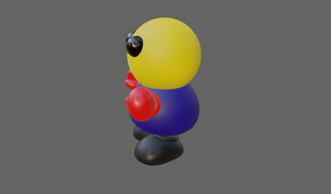 Little Boxer - Miniature 3D print model_2