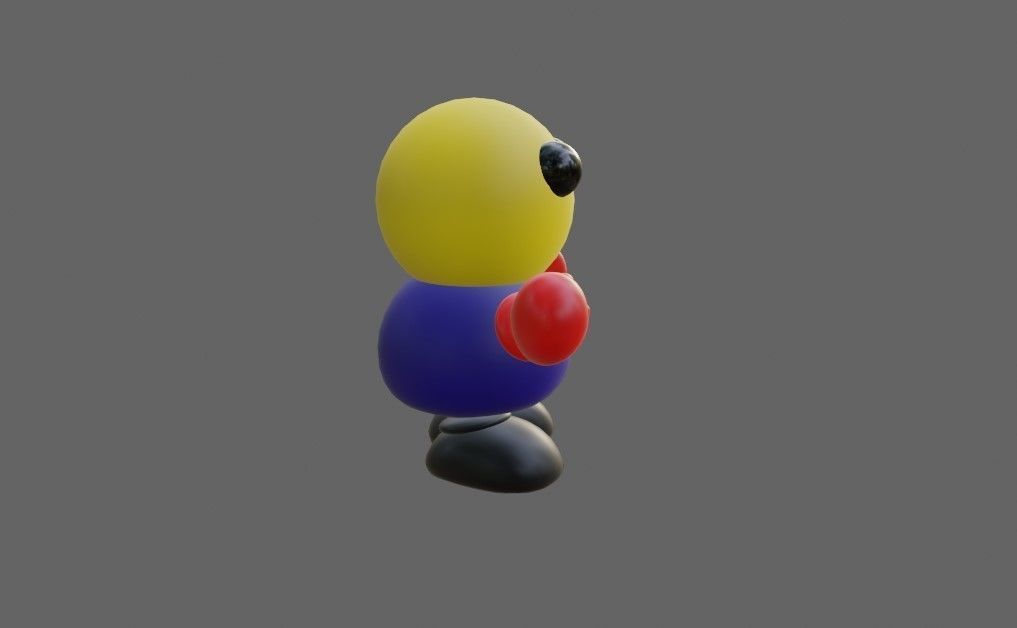 Little Boxer - Miniature 3D print model_5