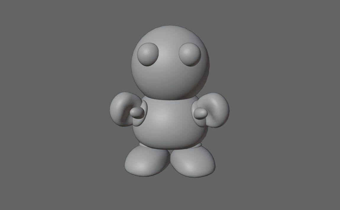 Little Boxer - Miniature 3D print model_19