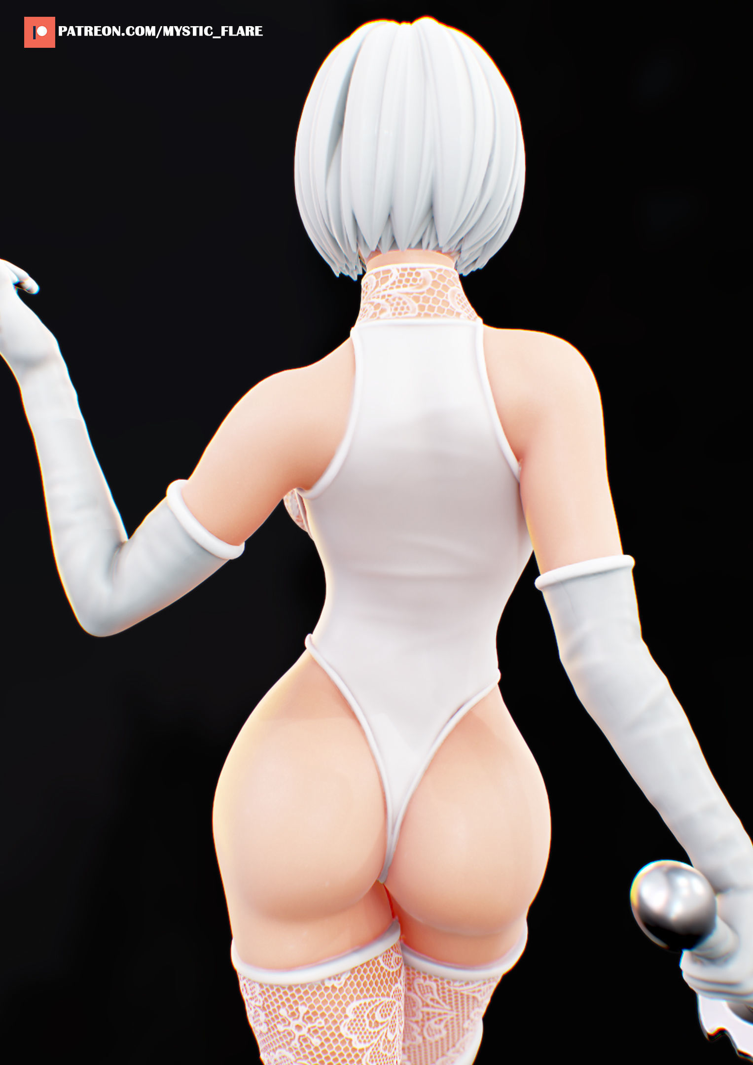 2B - Nier Fanart 3D print model_12