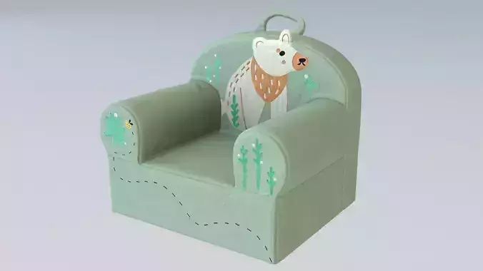 Large Bear Nod Chair Cover