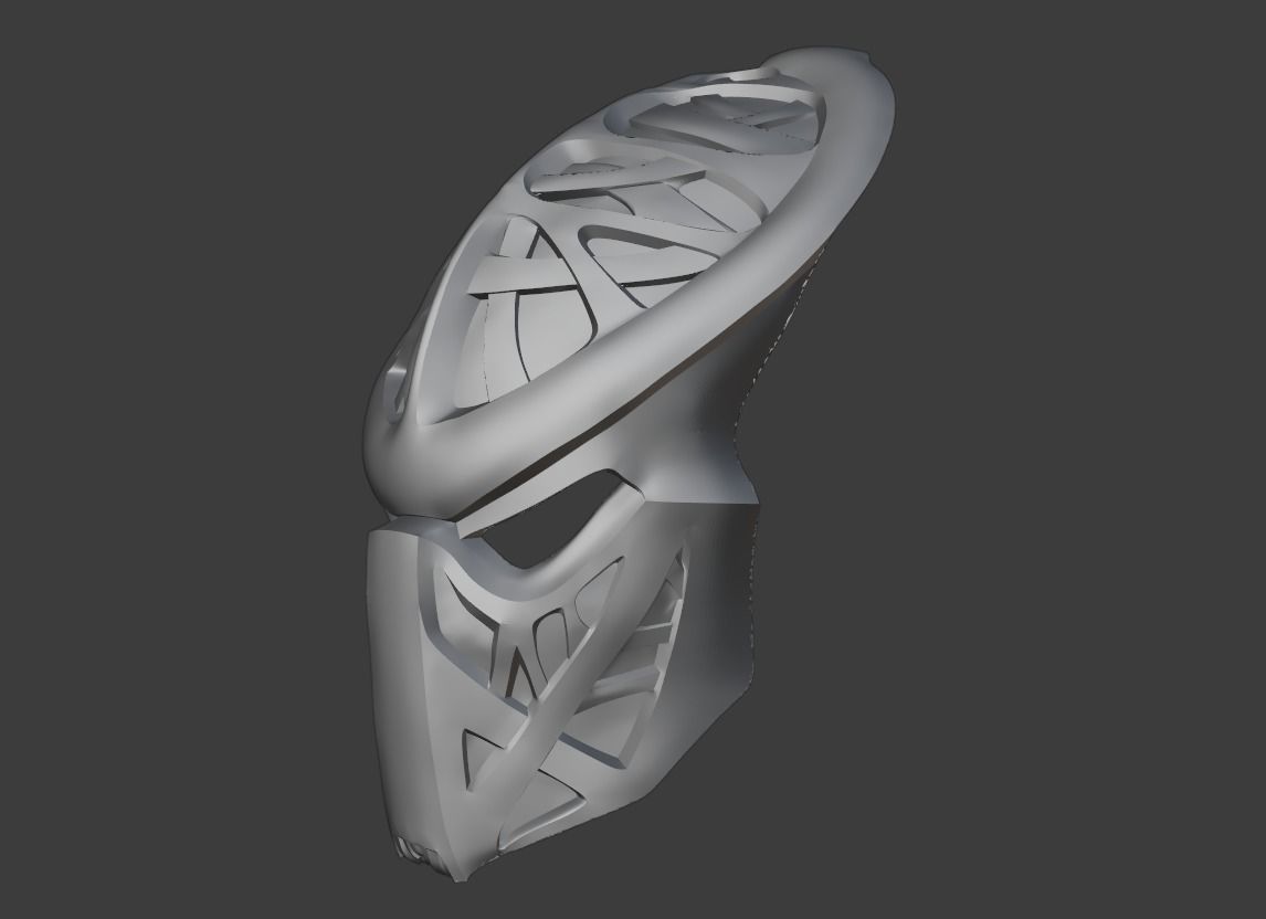 Predator mask  - PLAGUE 3D print model_8