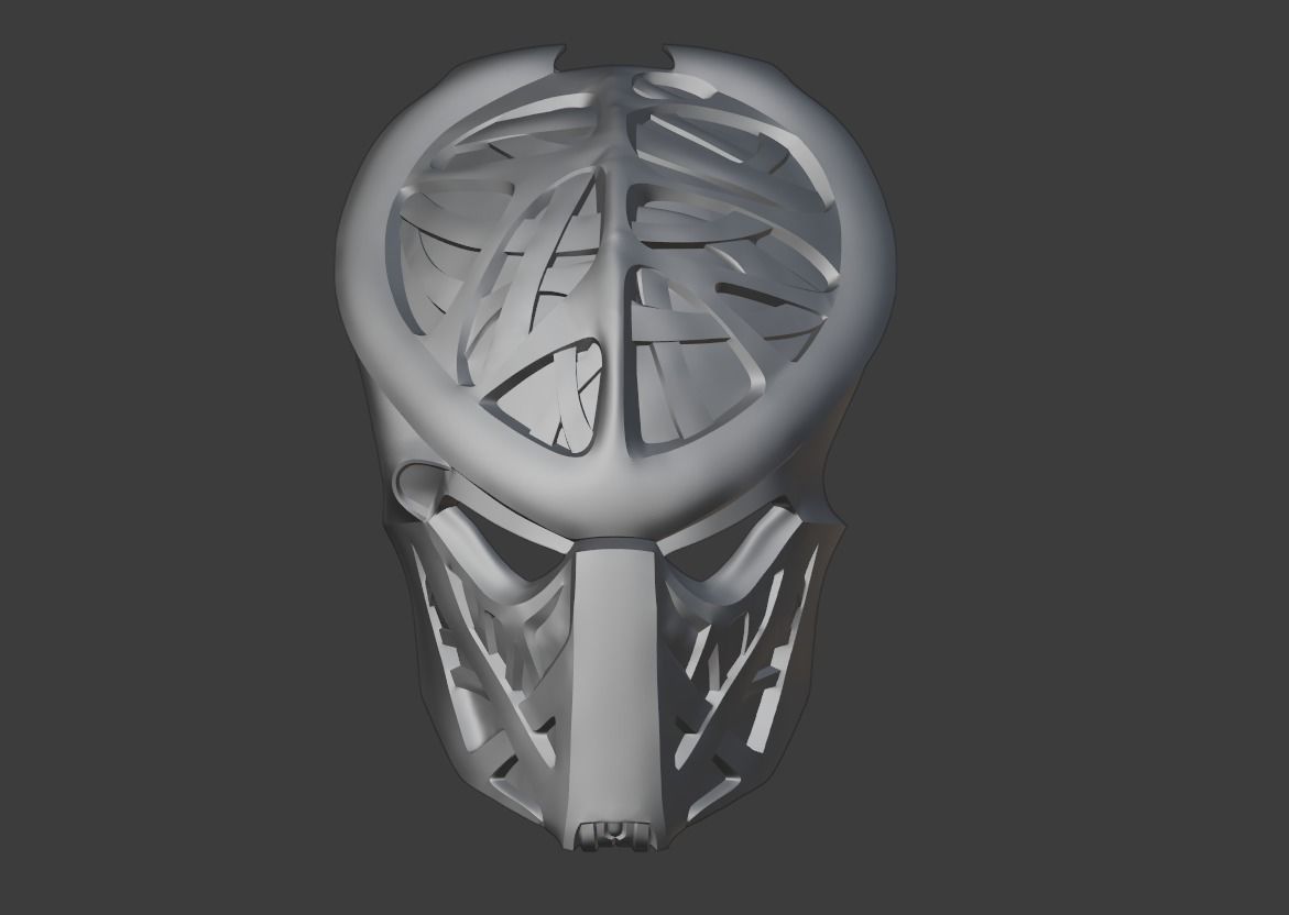 Predator mask  - PLAGUE 3D print model_10