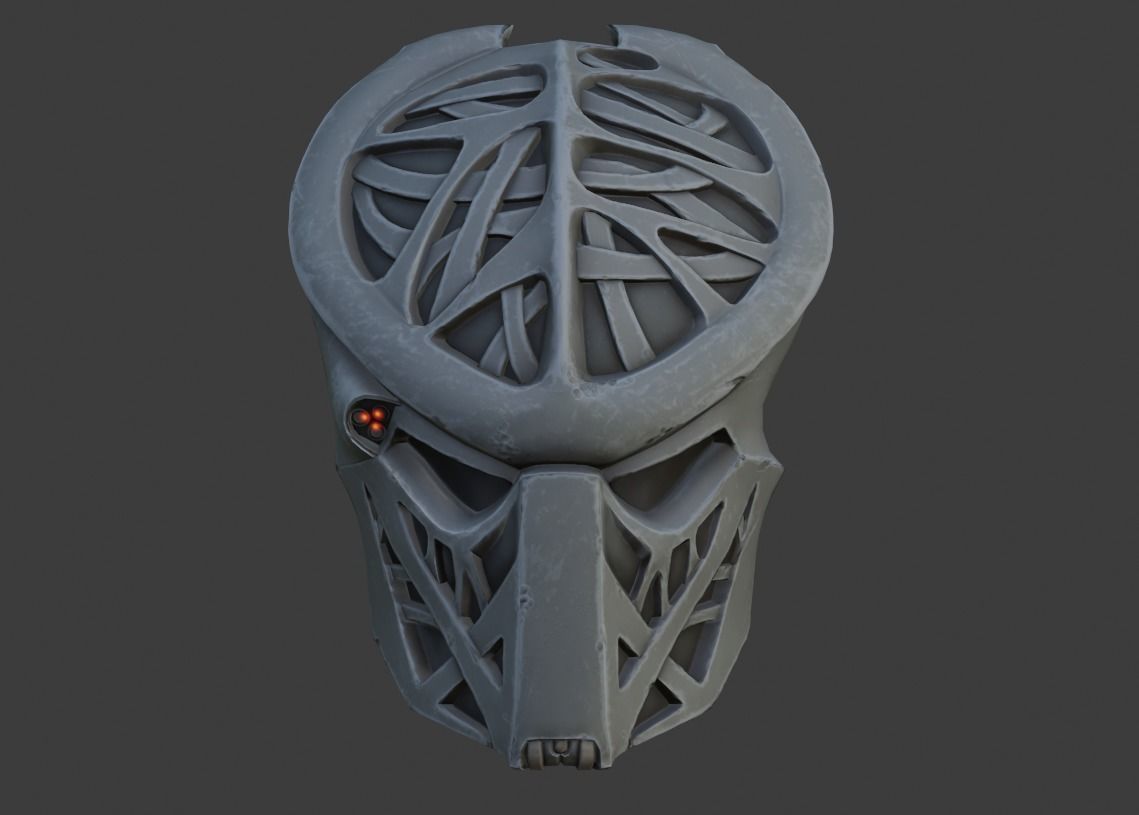 Predator mask  - PLAGUE 3D print model_9