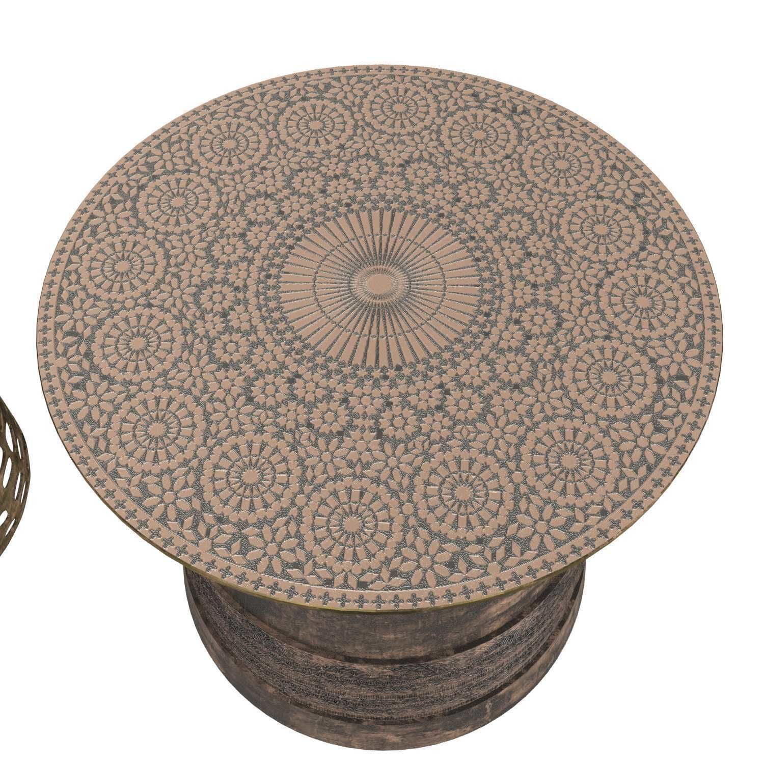 two side tables 3D model_7