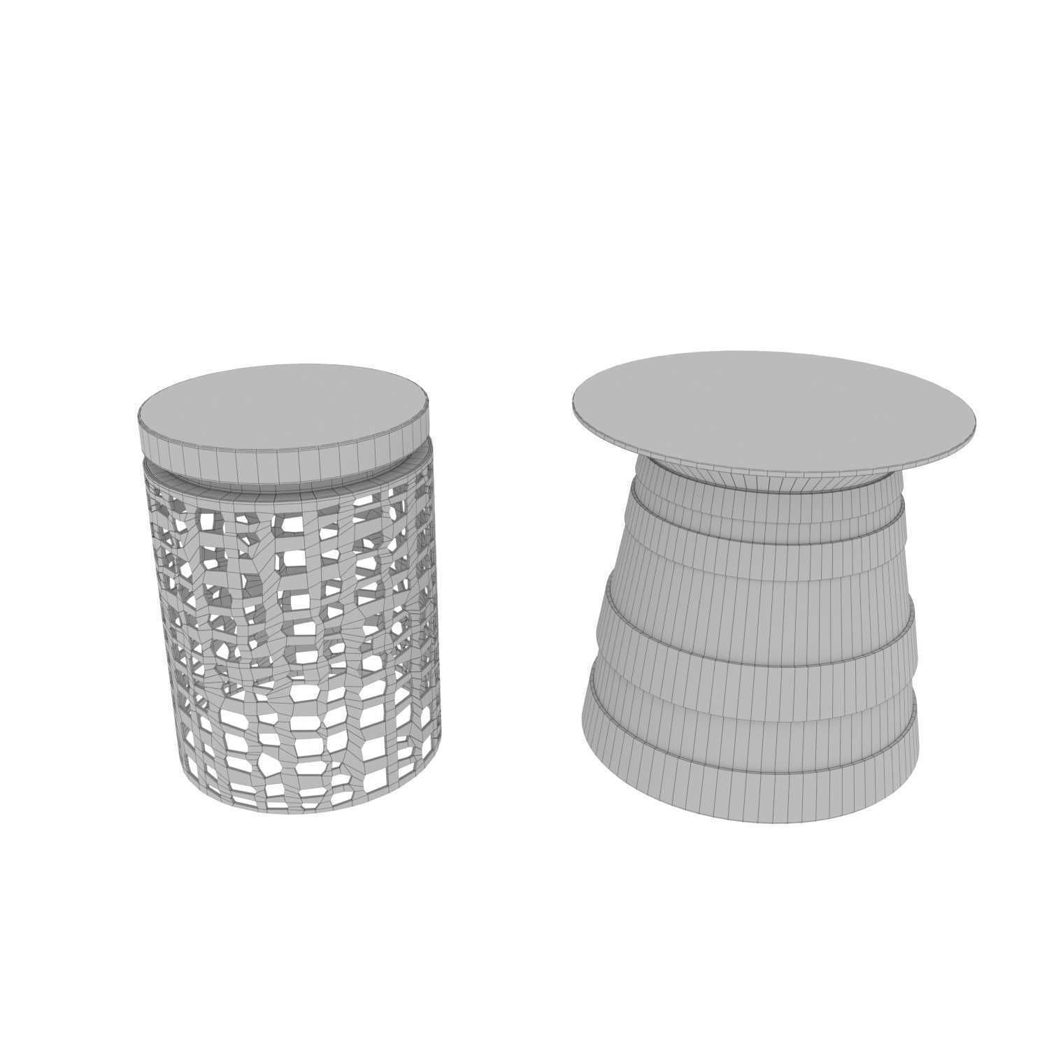 two side tables 3D model_8