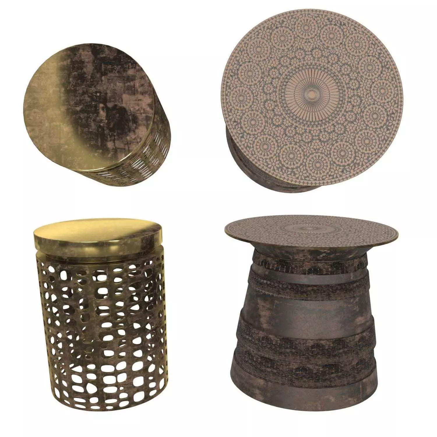 two side tables 3D model_0