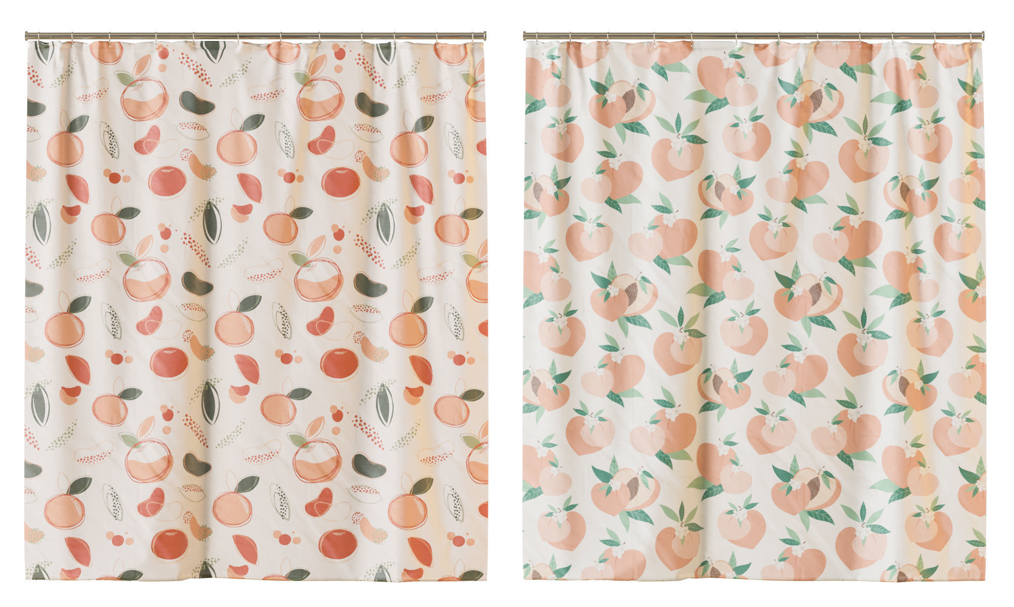 Shower curtain 6 prints 3 position 3D model_5