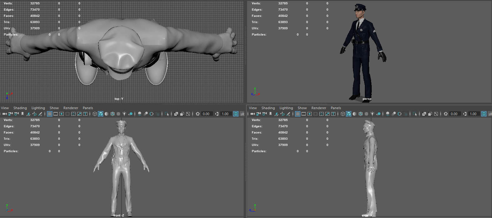 1930S POLICE OFFICER  3D model_15