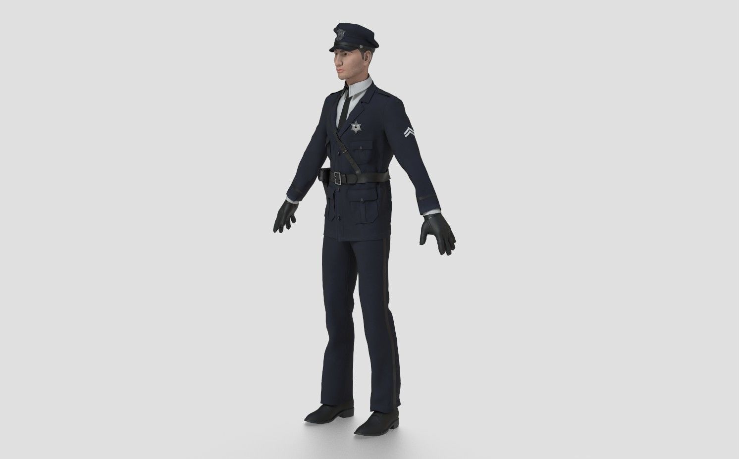 1930S POLICE OFFICER  3D model_1