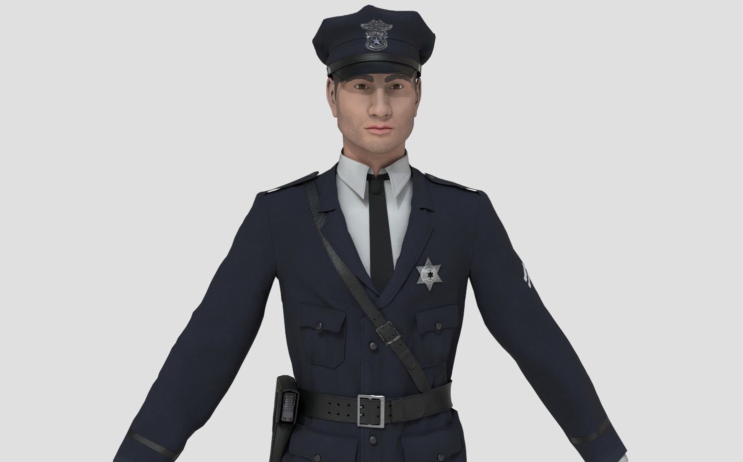 1930S POLICE OFFICER  3D model_4