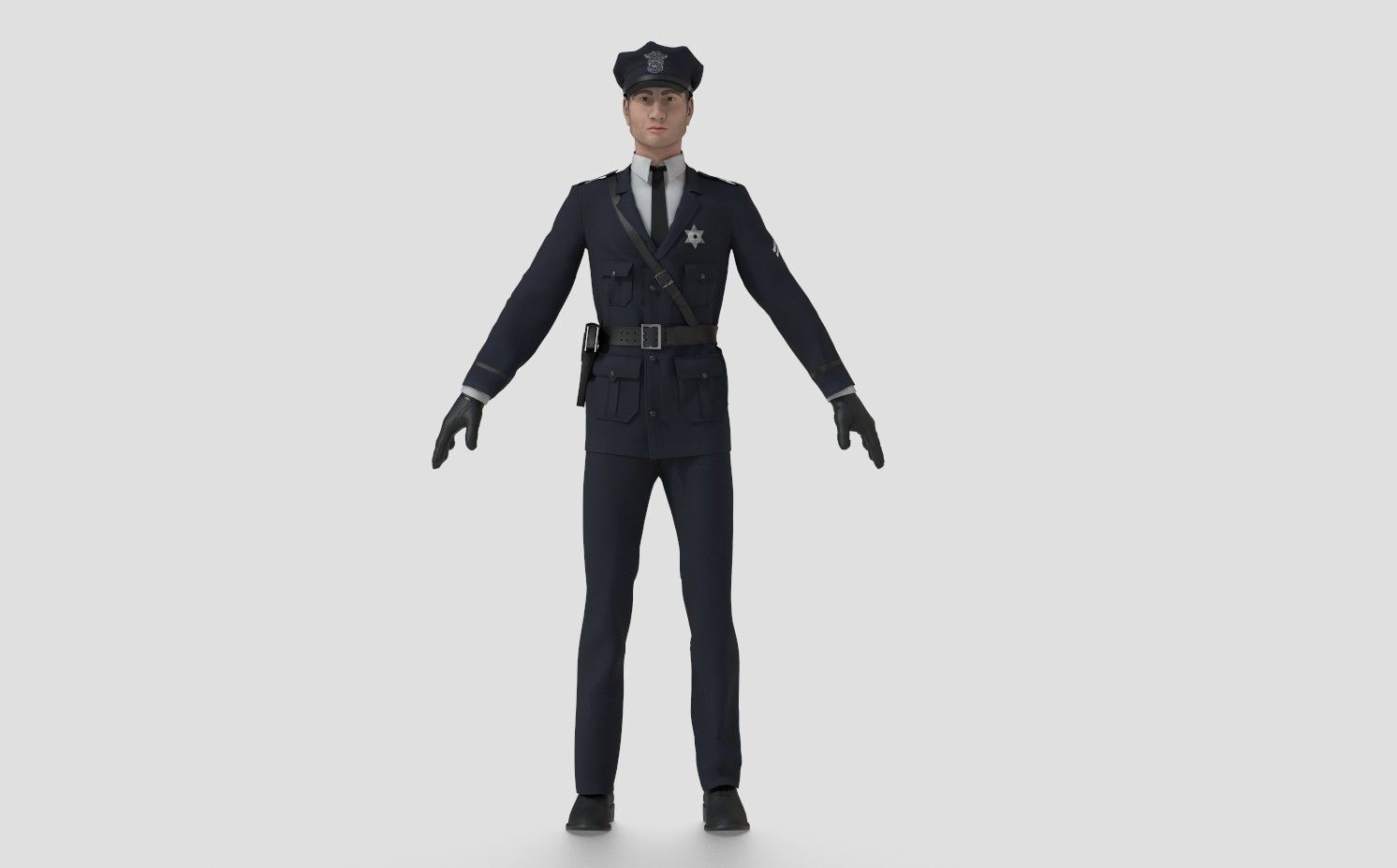 1930S POLICE OFFICER  3D model_2