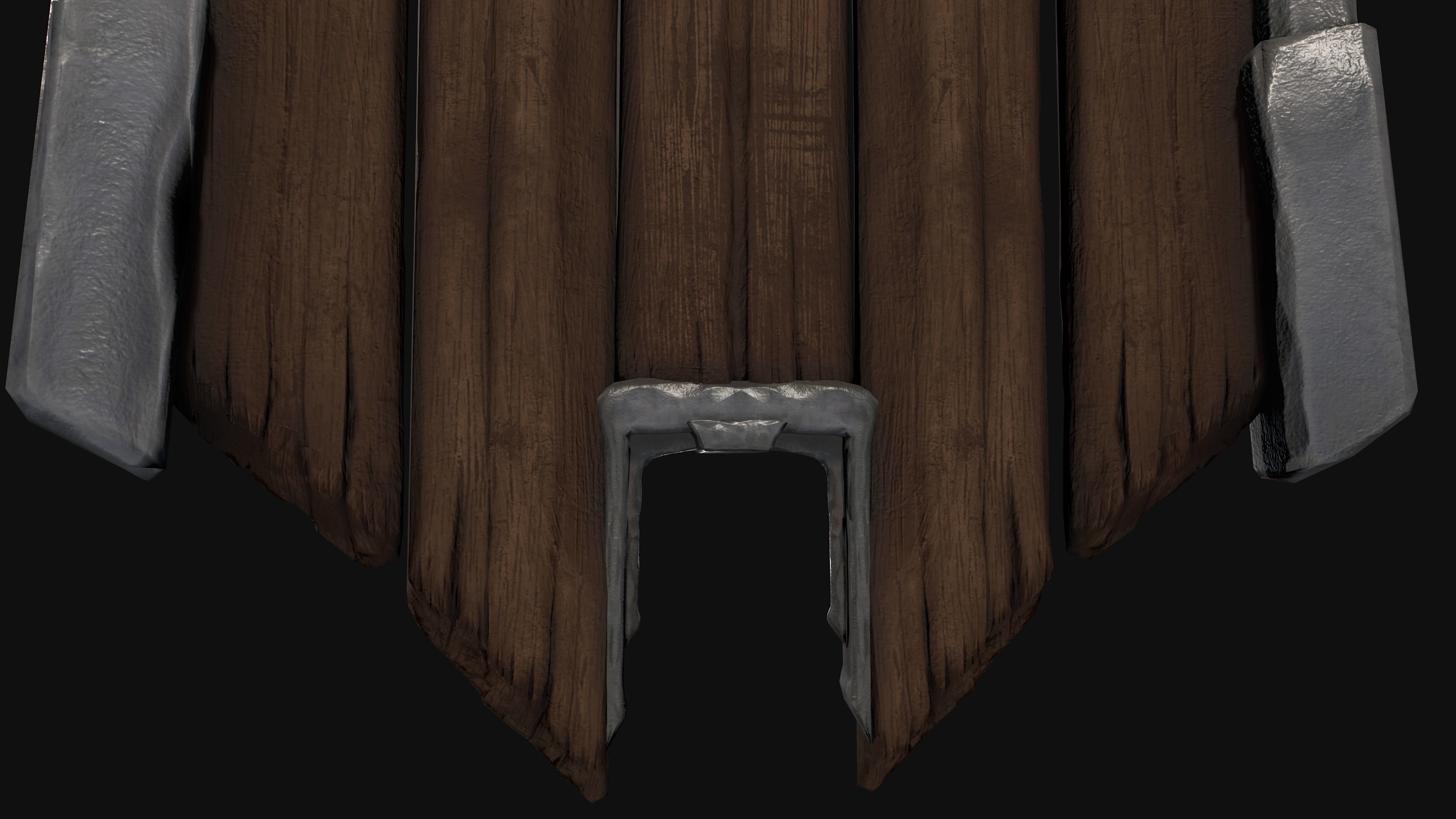 Medieval Shield 3D model_17