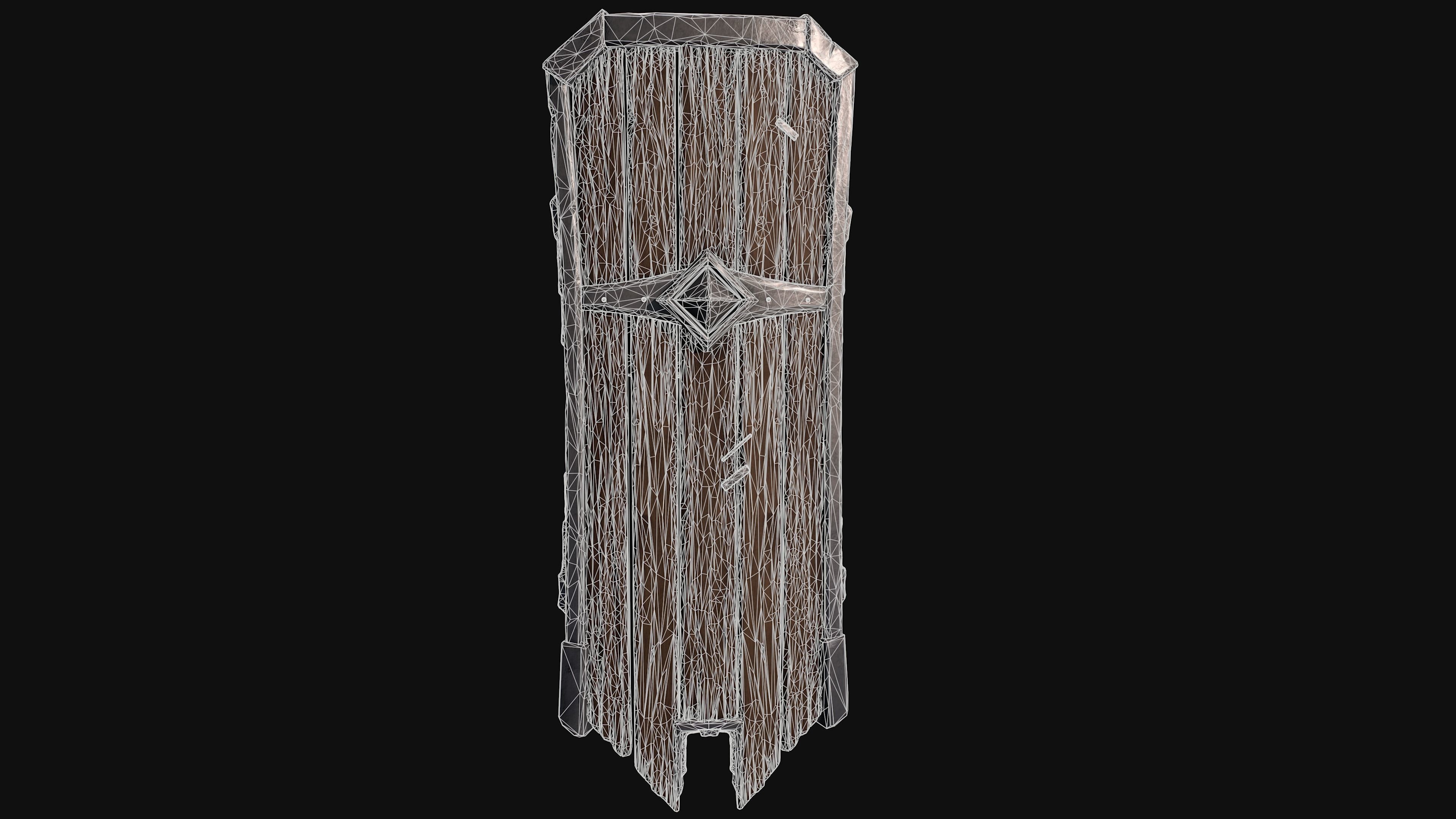 Medieval Shield 3D model_23