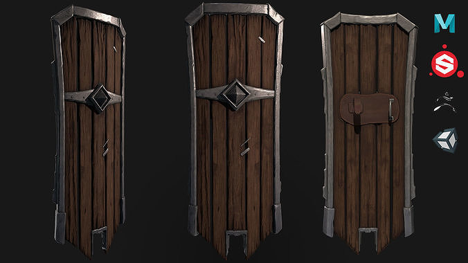 Medieval Shield 3D model