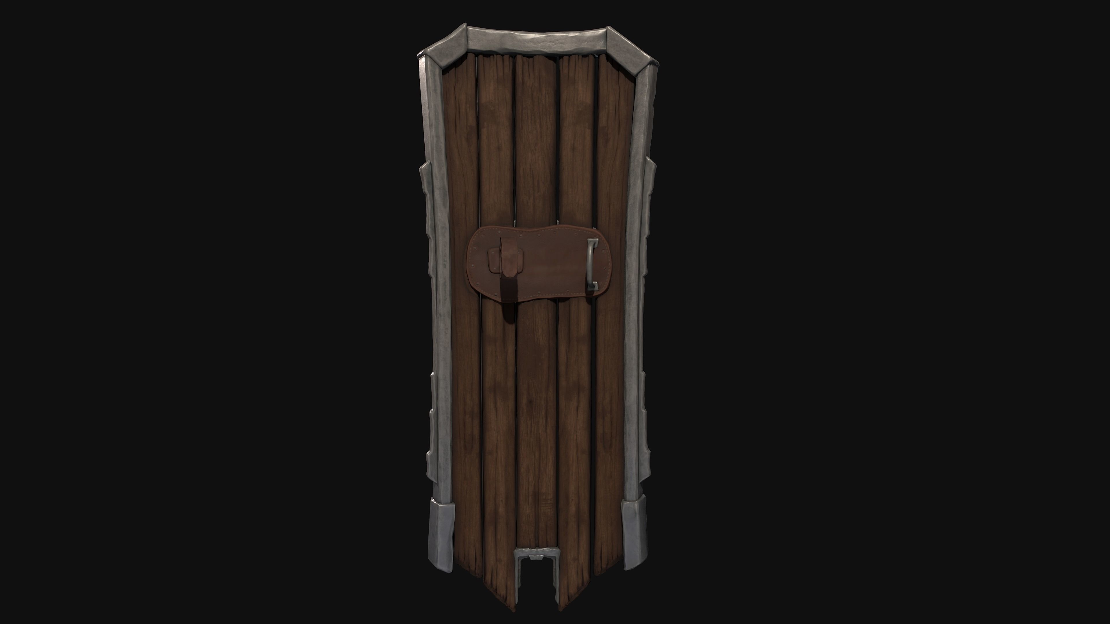 Medieval Shield 3D model_18