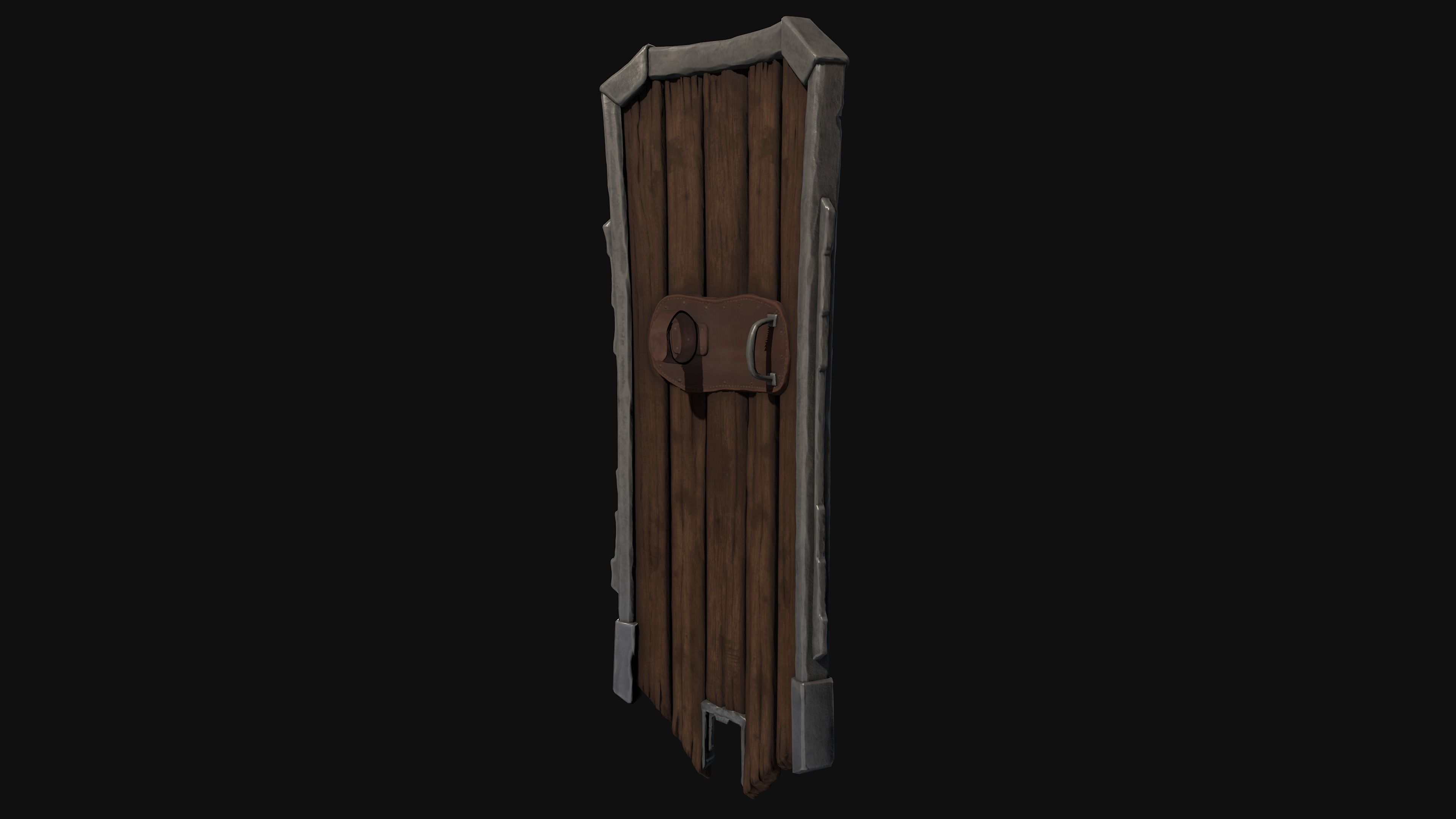 Medieval Shield 3D model_19