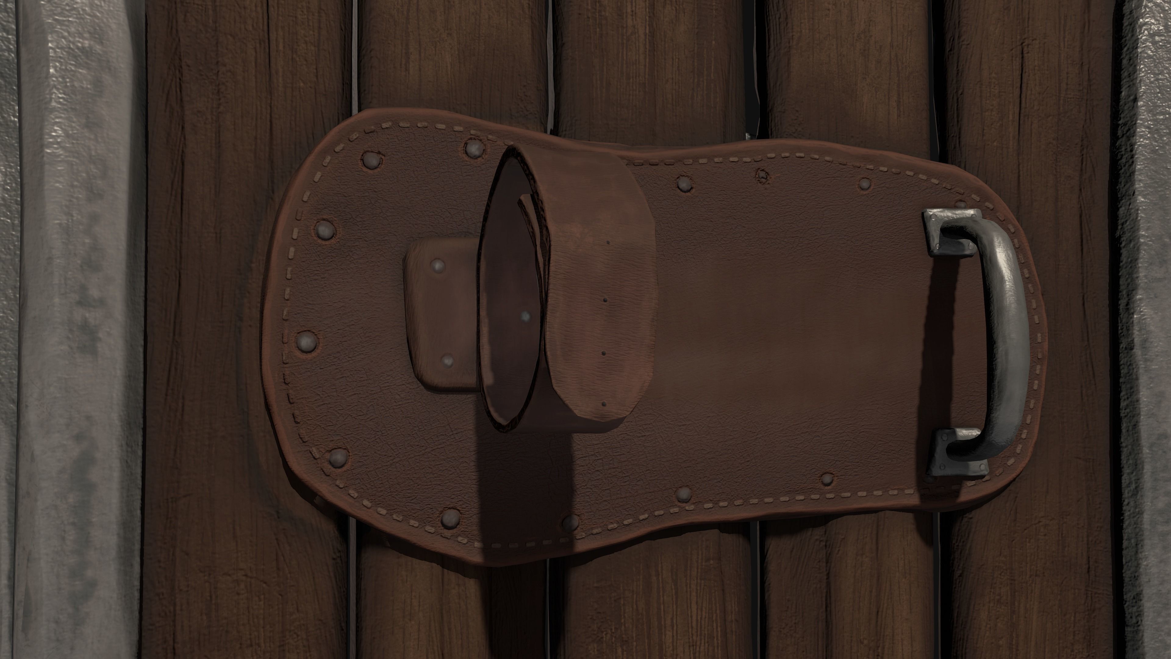 Medieval Shield 3D model_22