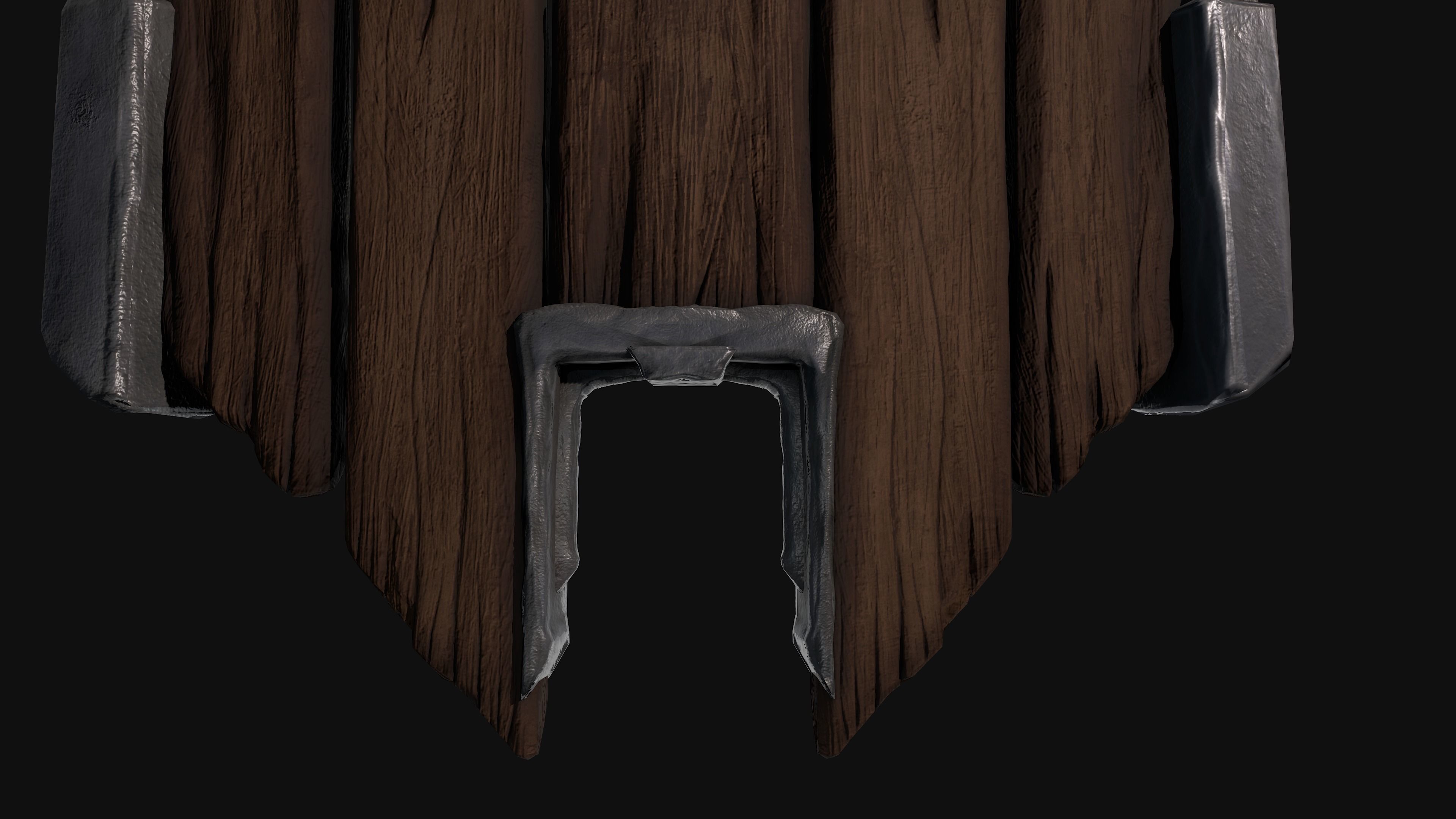 Medieval Shield 3D model_16