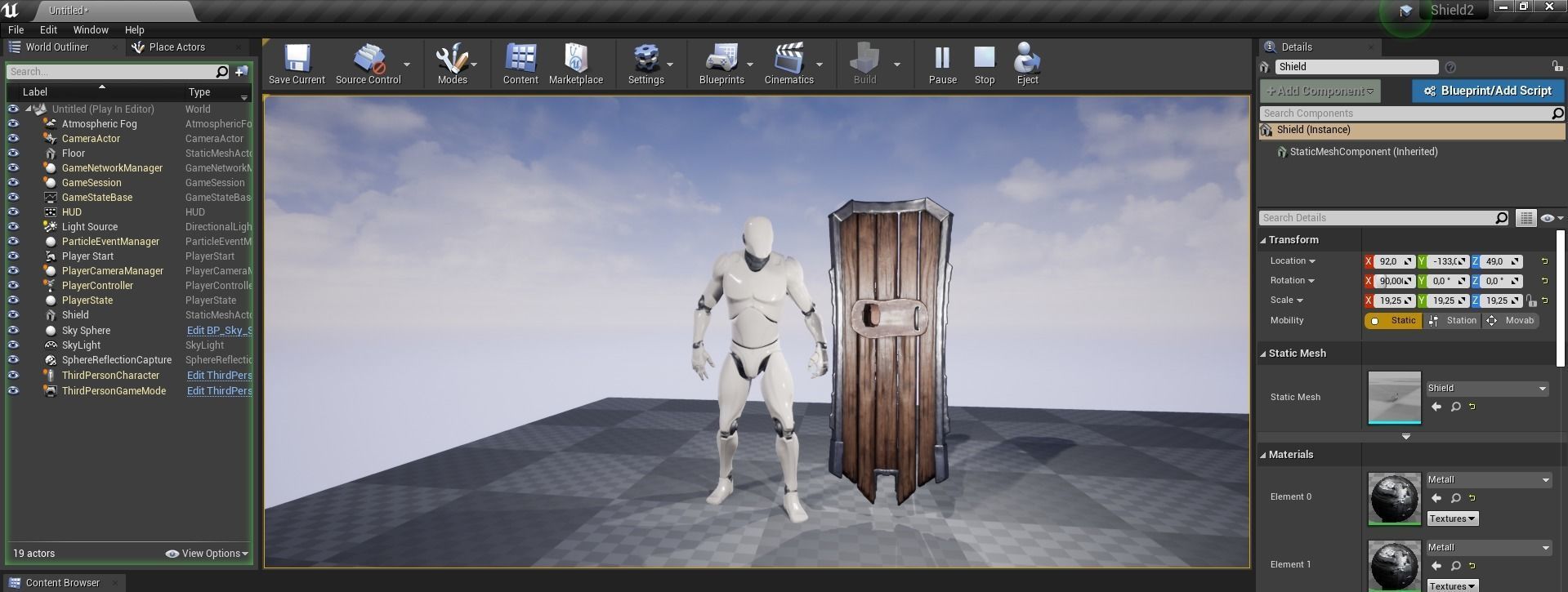 Medieval Shield 3D model_27