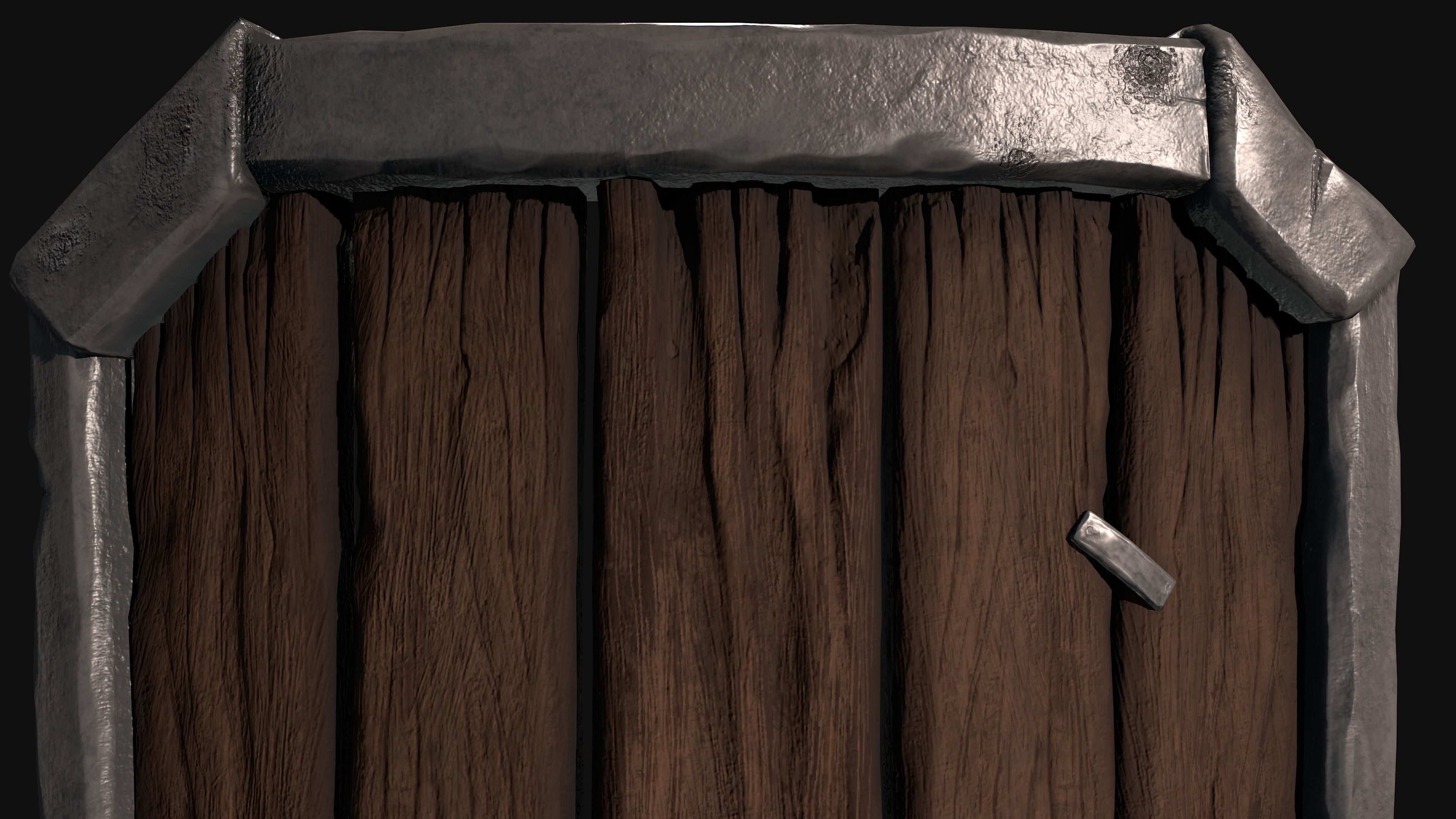 Medieval Shield 3D model_15